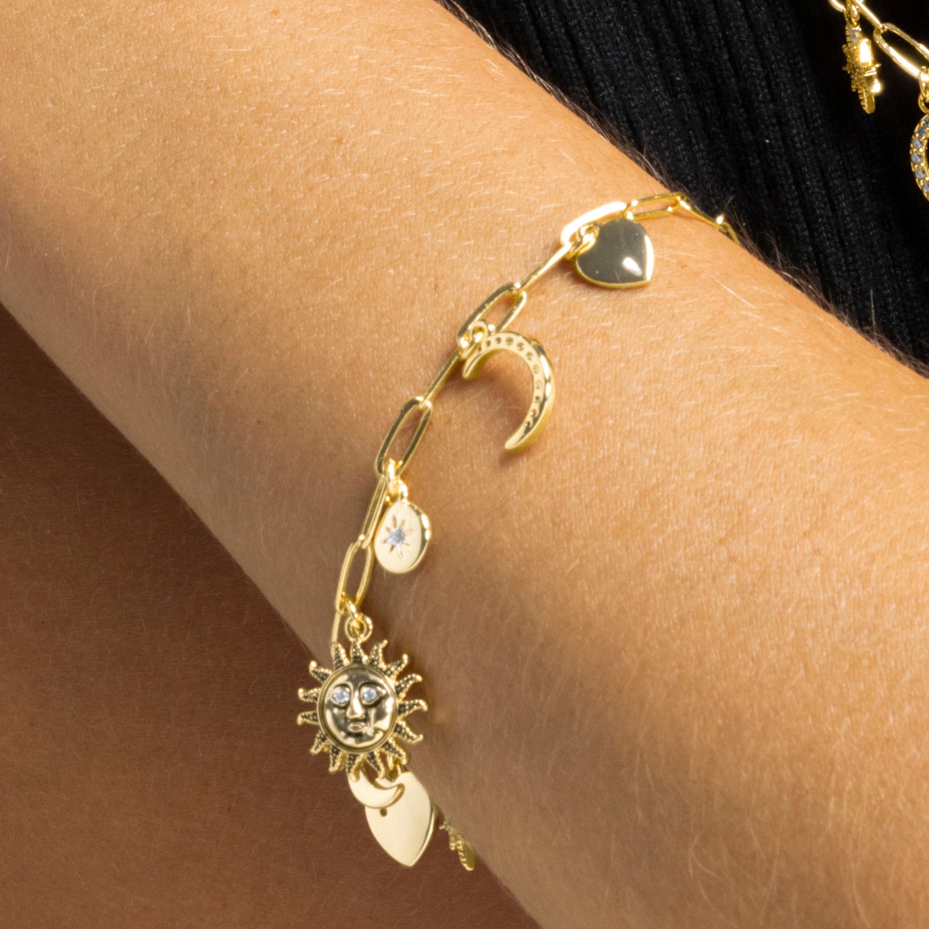 18k gold finish bracelet - Nafir