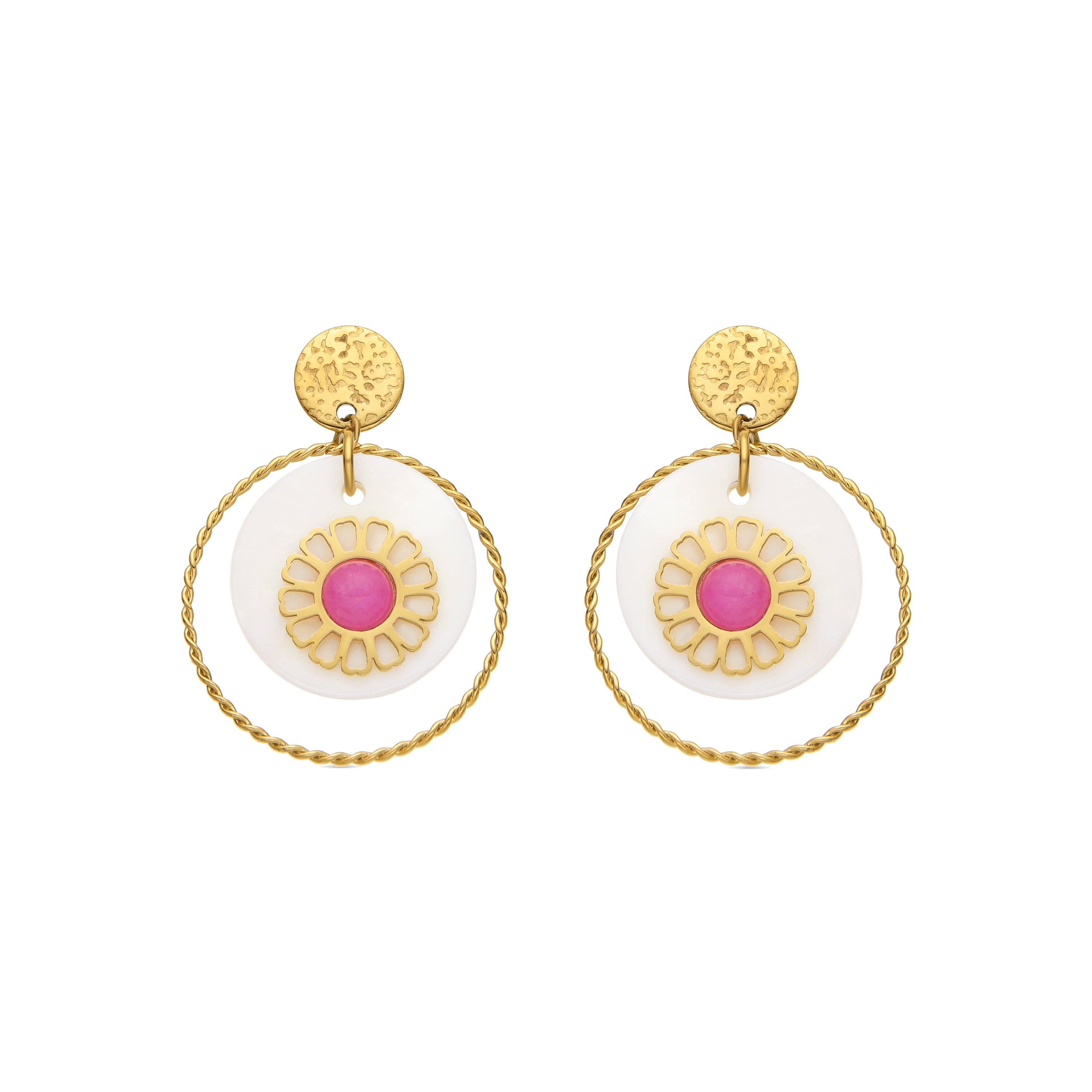 Ohrringe mit 18k Gold-Finish - Virat