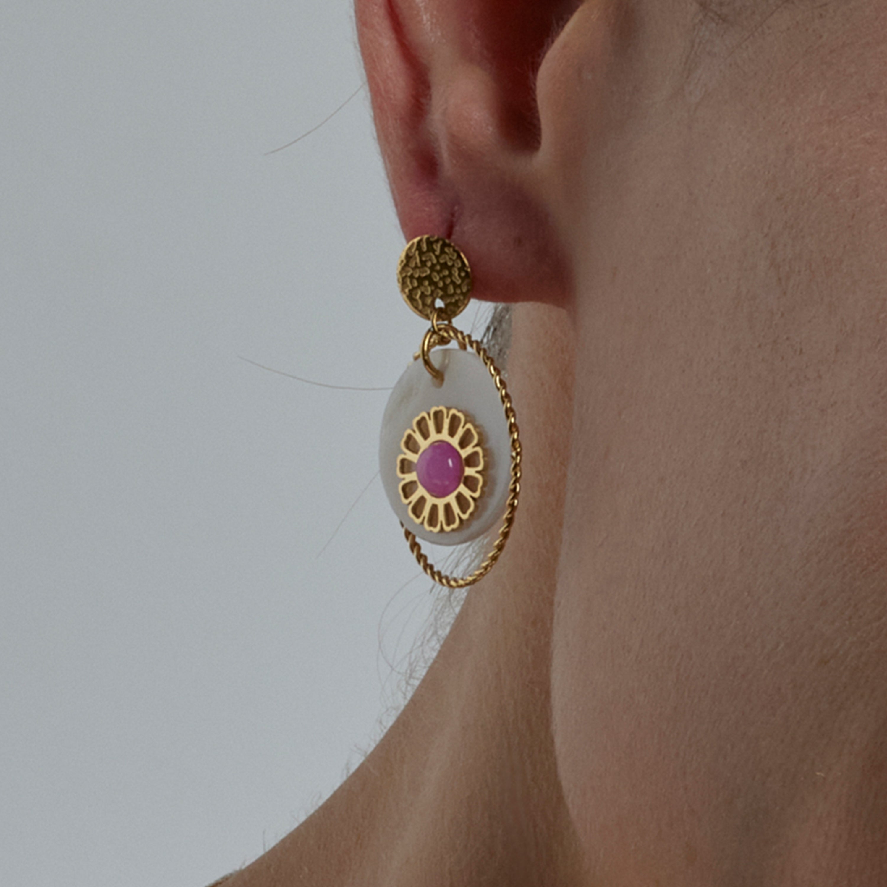 Ohrringe mit 18k Gold-Finish - Virat