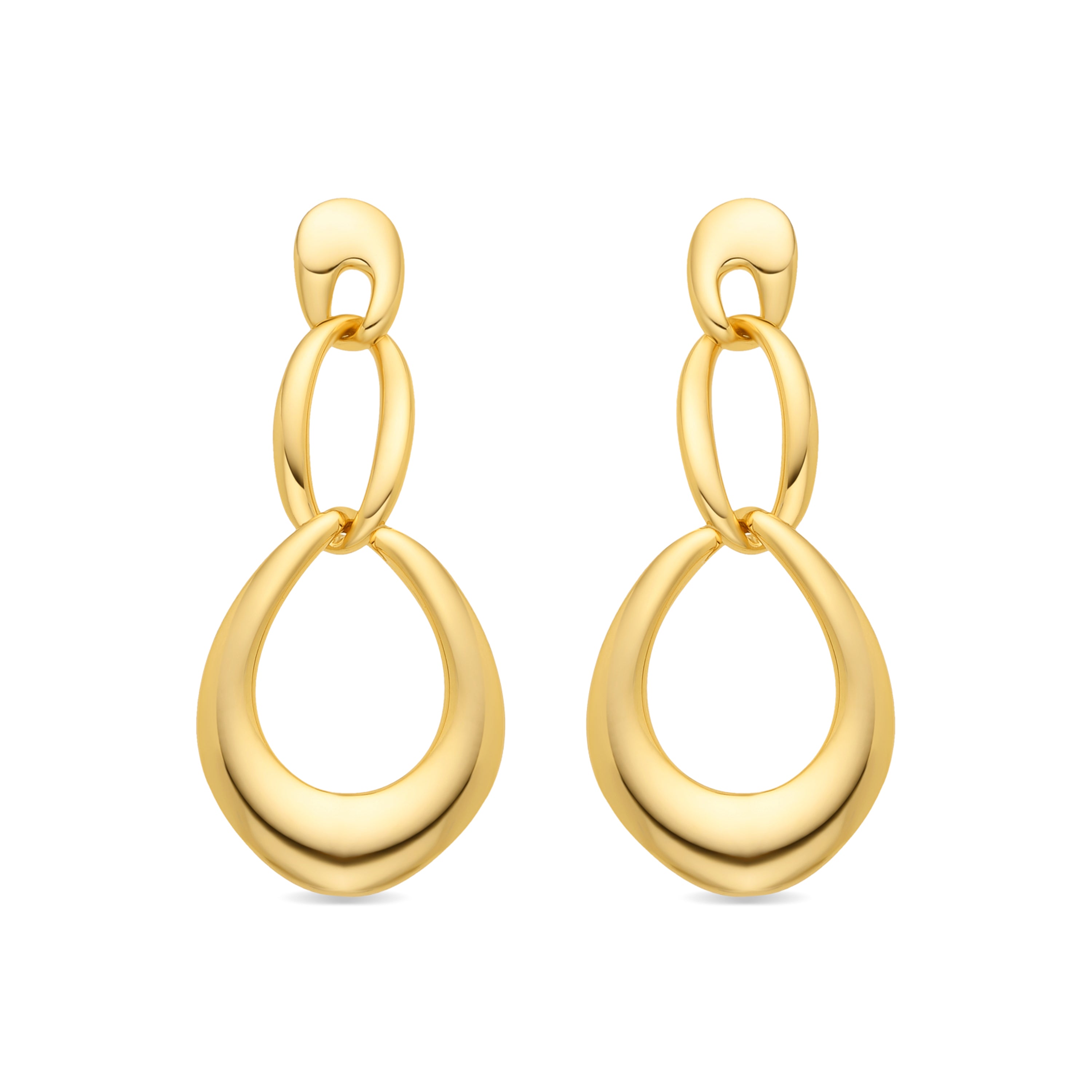 Ohrringe mit 18k Gold-Finish - Saimil