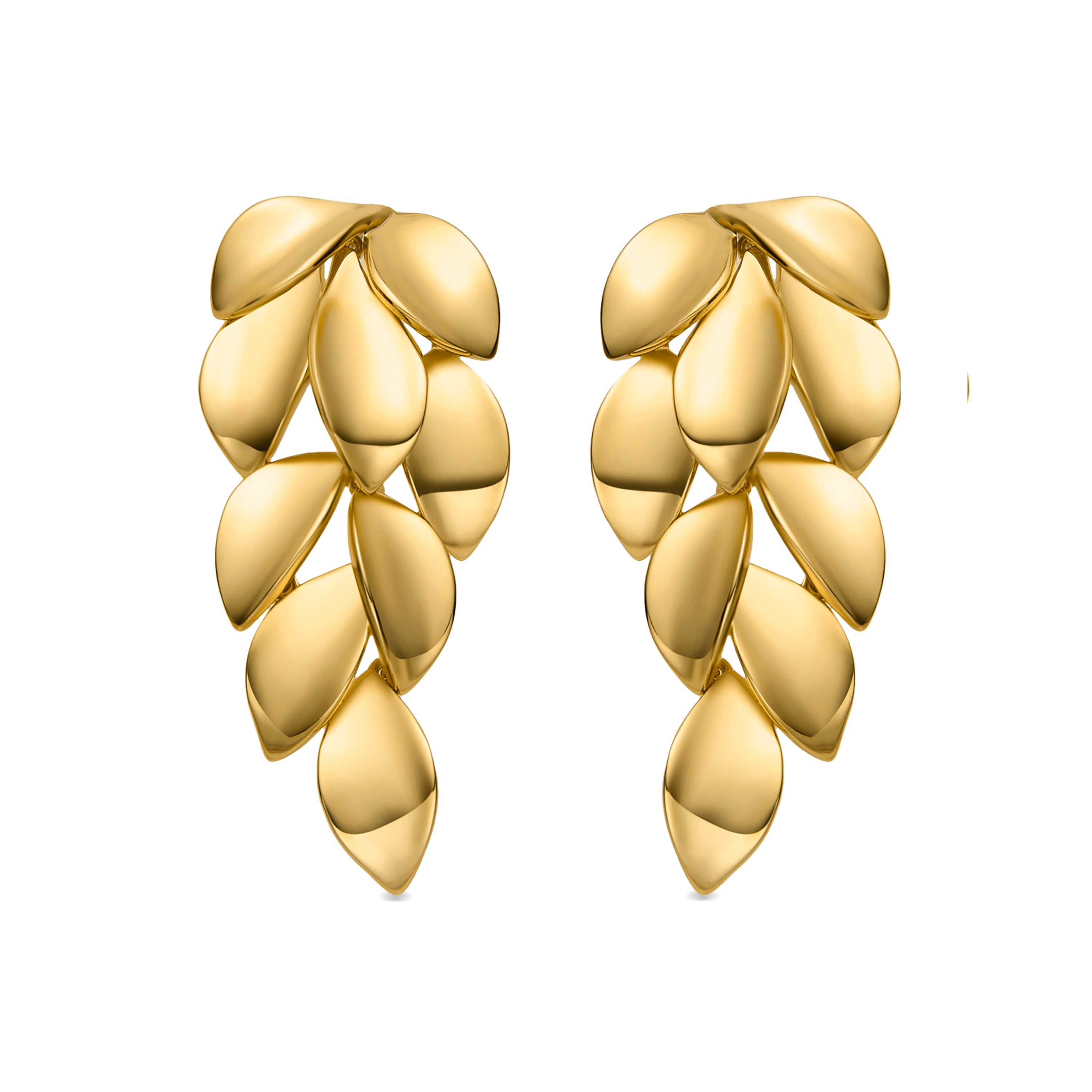 Pendientes acabado oro 18k - Nafir