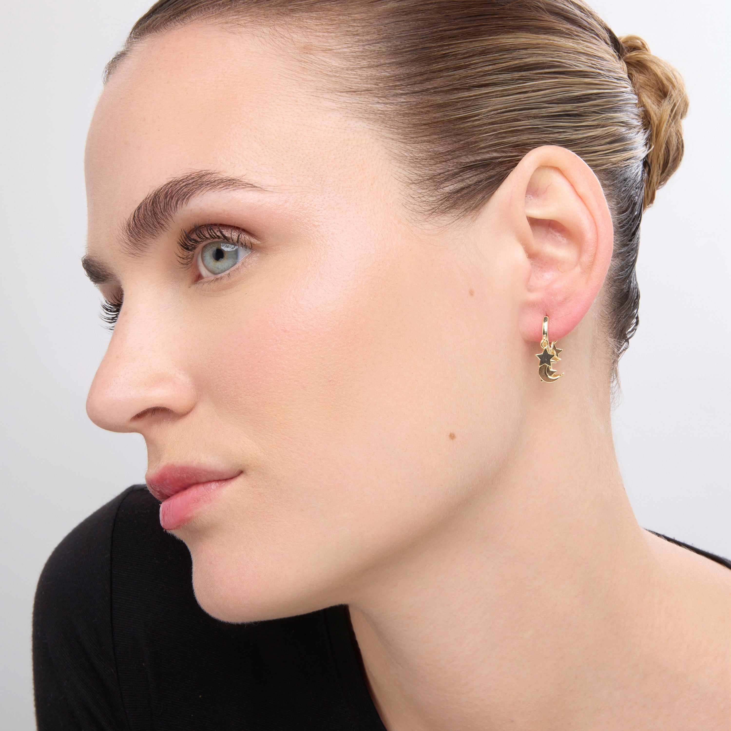 Boucles d'oreilles finition or jaune 18k - Praz