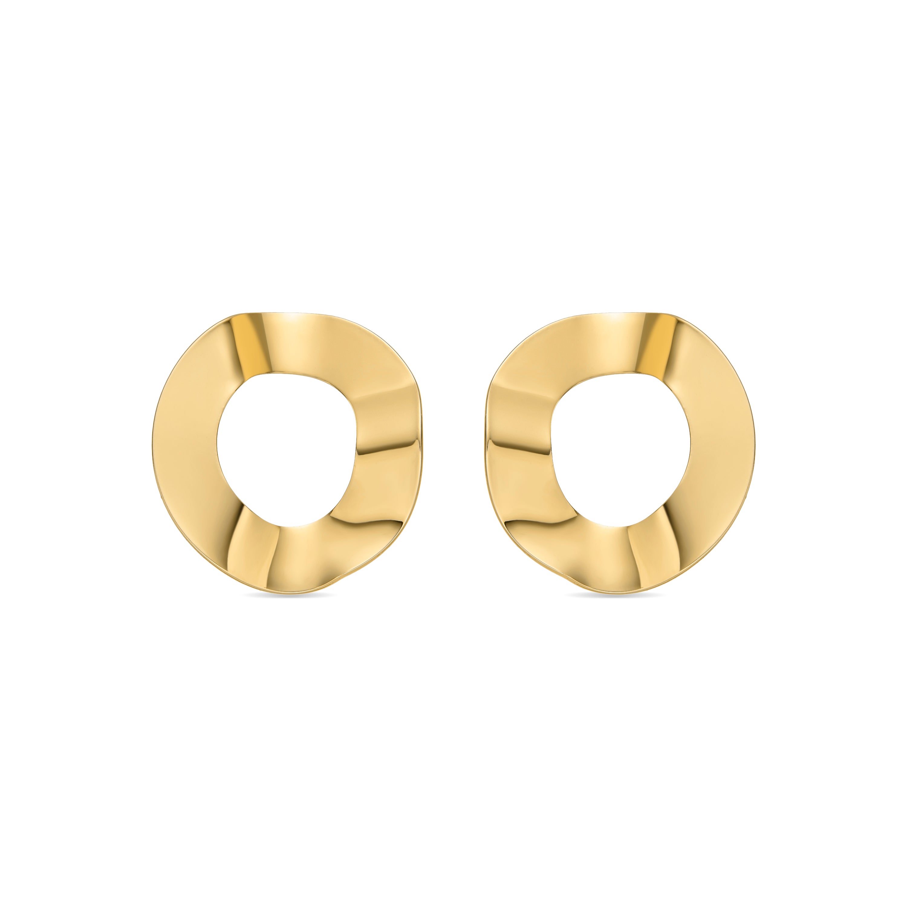Ohrringe mit 18k Gold-Finish - Shumi