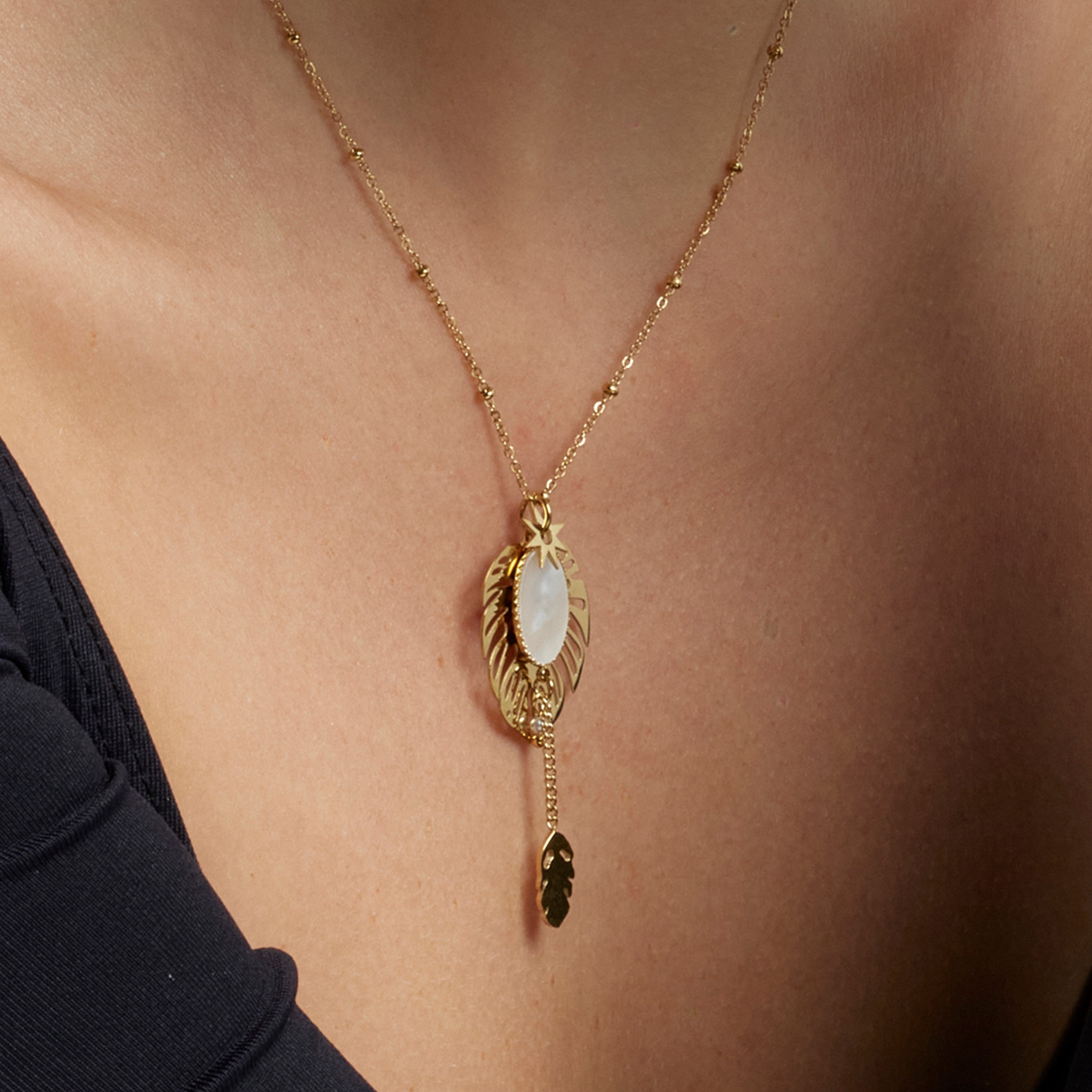 Halsband mit 18k Gold-Finish - Daklau