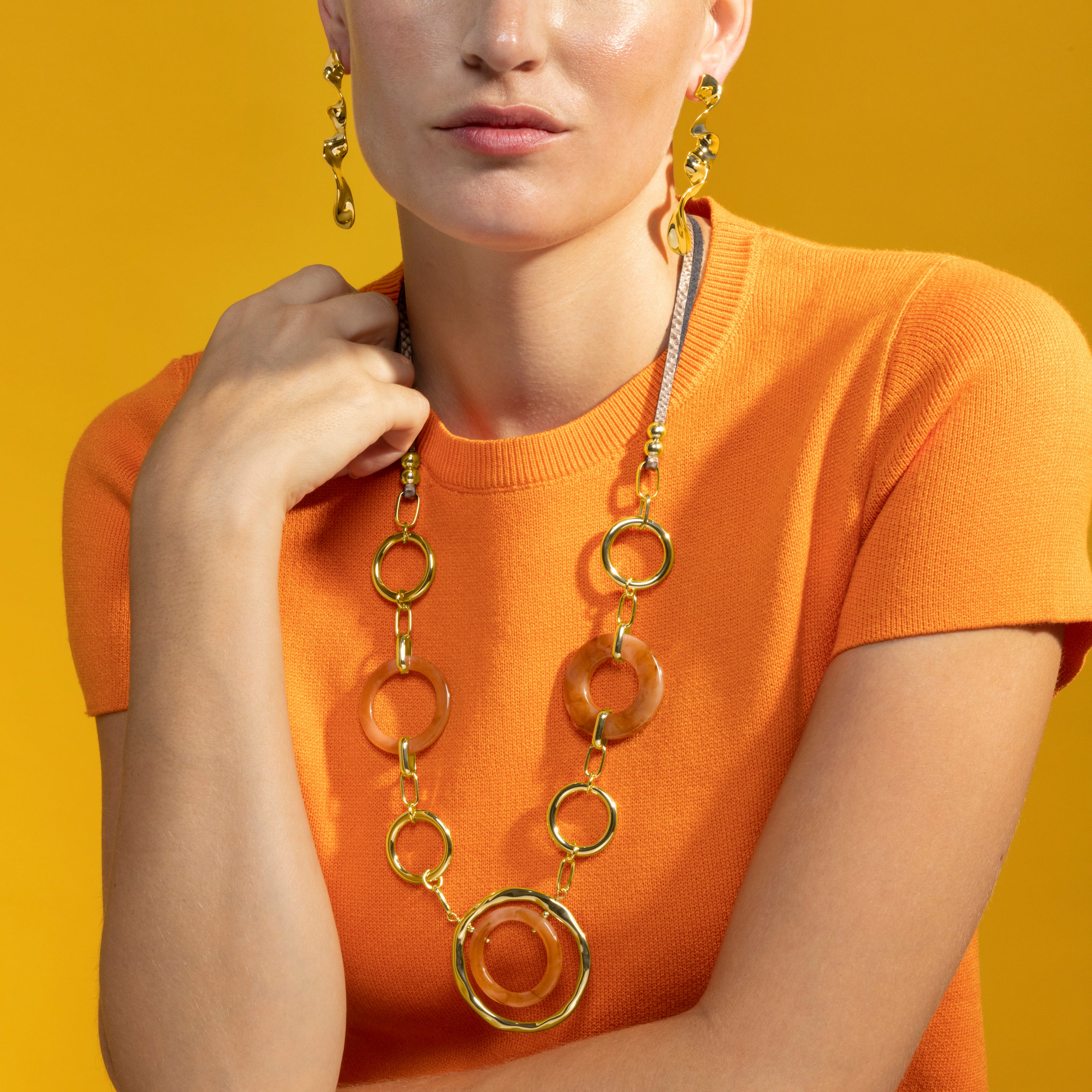 Collier finition or 18k - Saimil