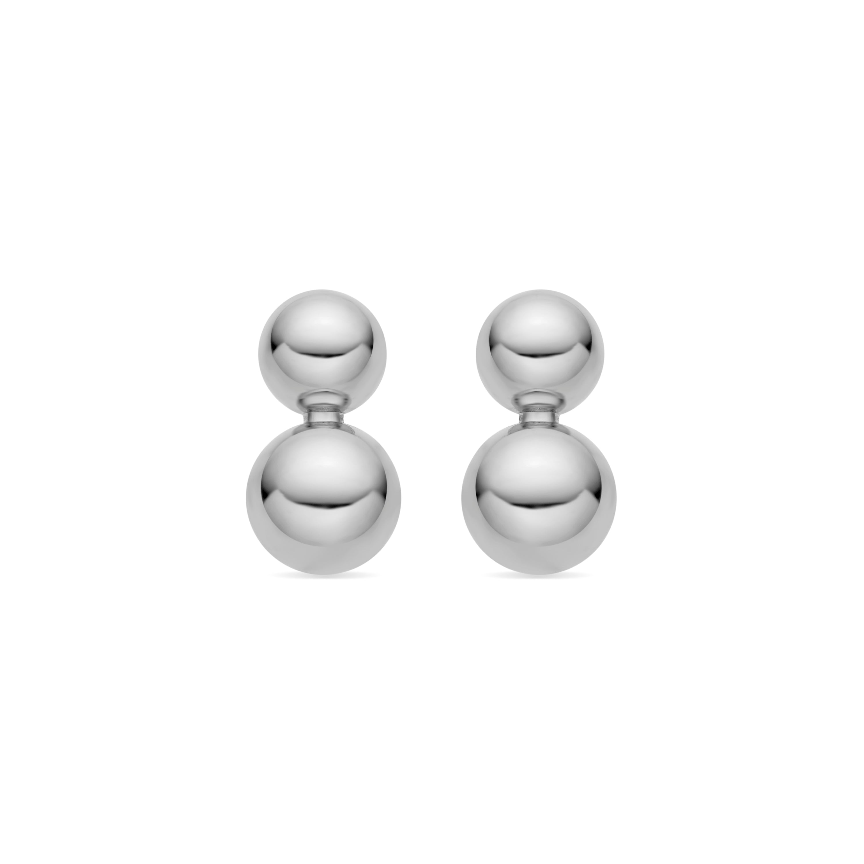 Boucles d'oreilles avec - finition argent - Uphe