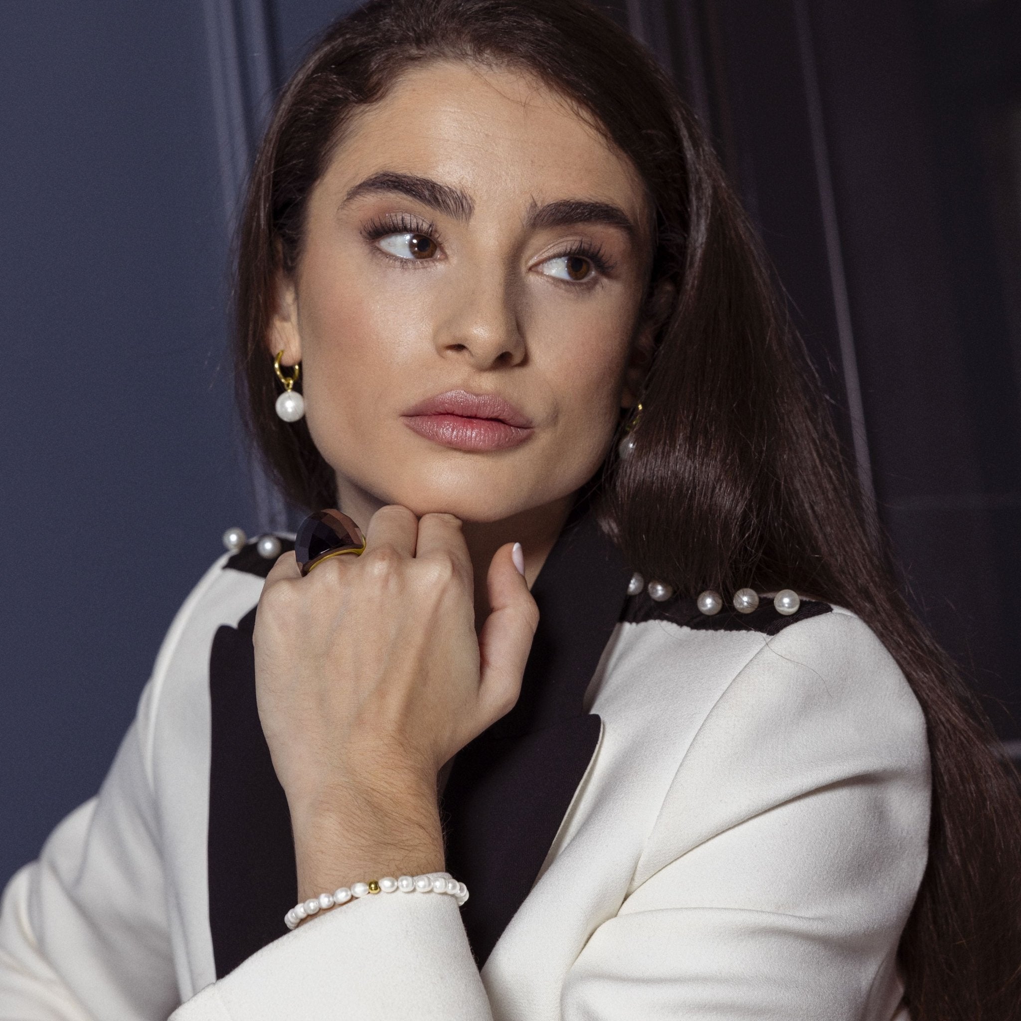 Anillo acabado en oro amarillo 18k - LUX BY LUX