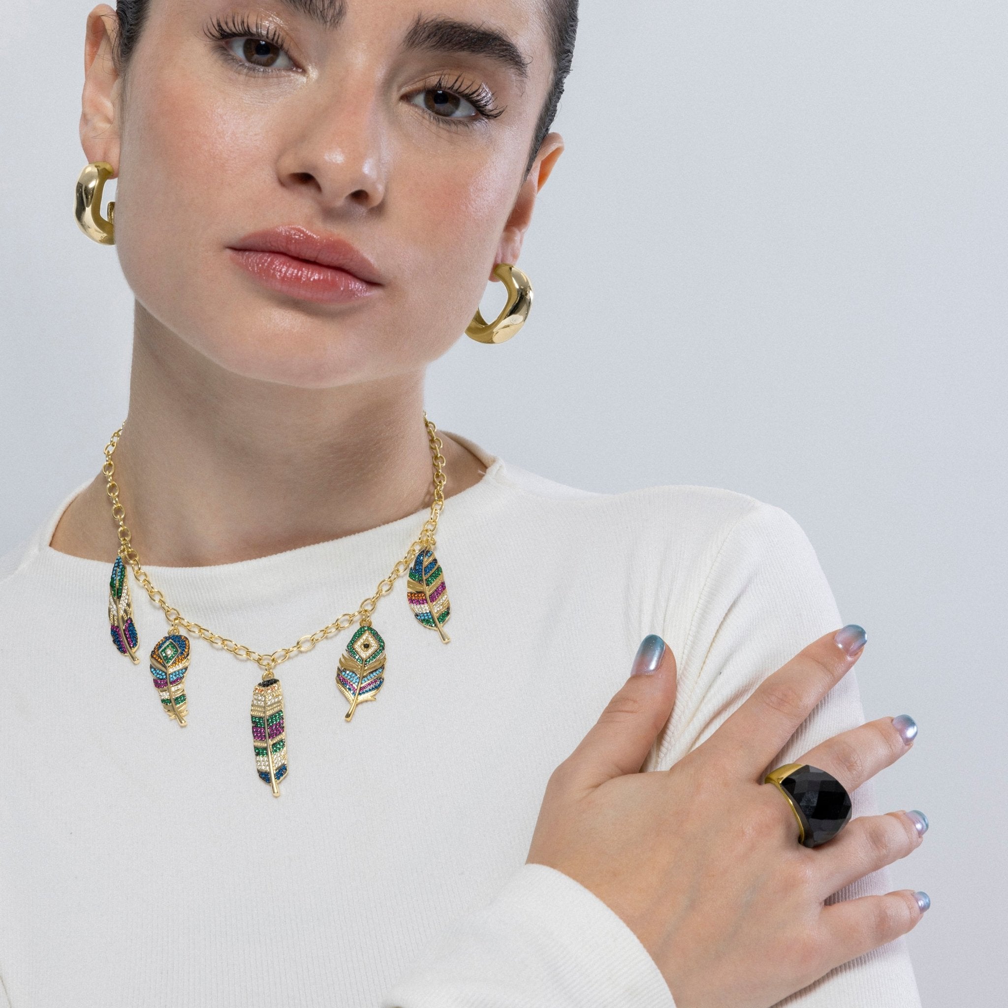 Anillo acabado en oro amarillo 18k - LUX BY LUX