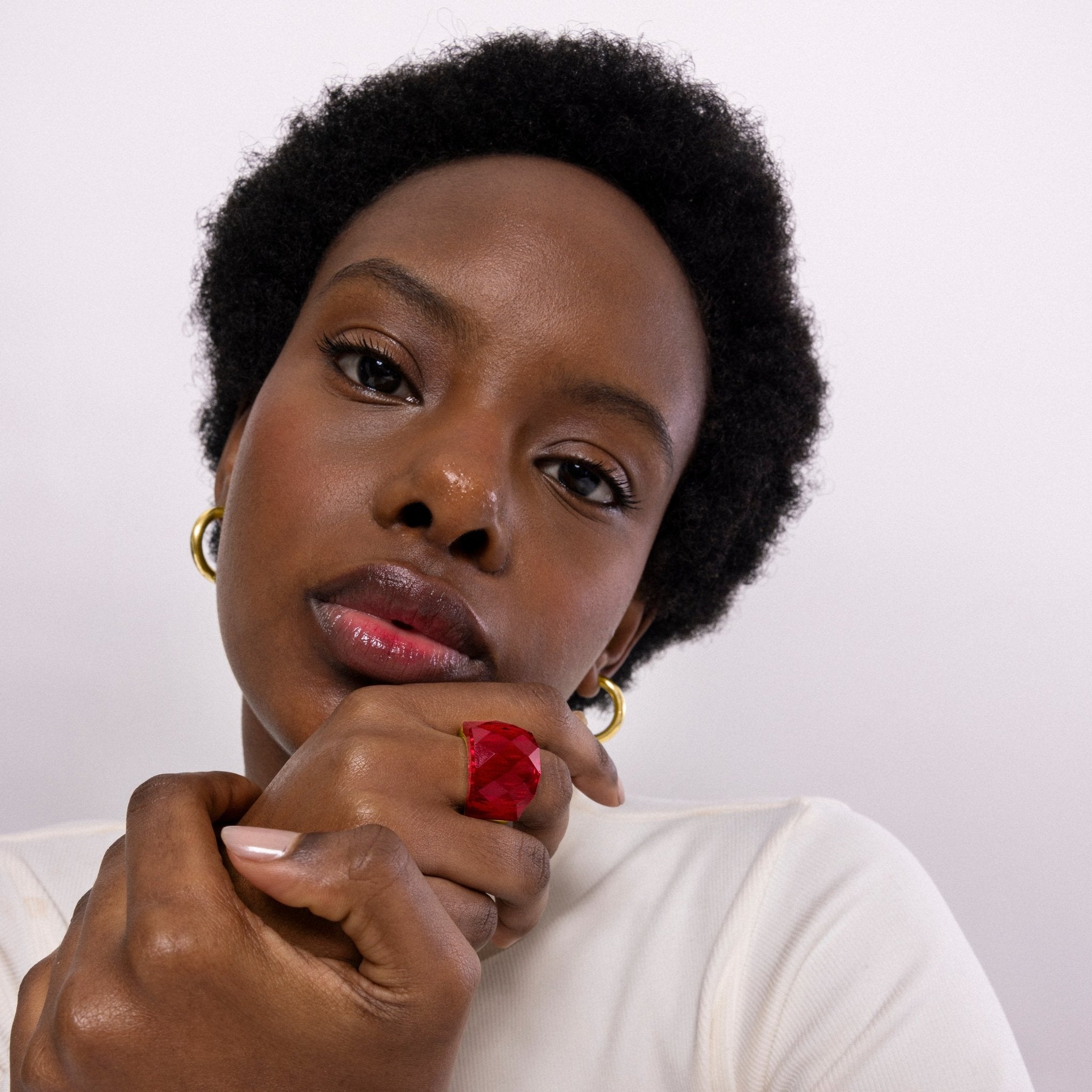 Anillo acabado en oro amarillo 18k - LUX BY LUX