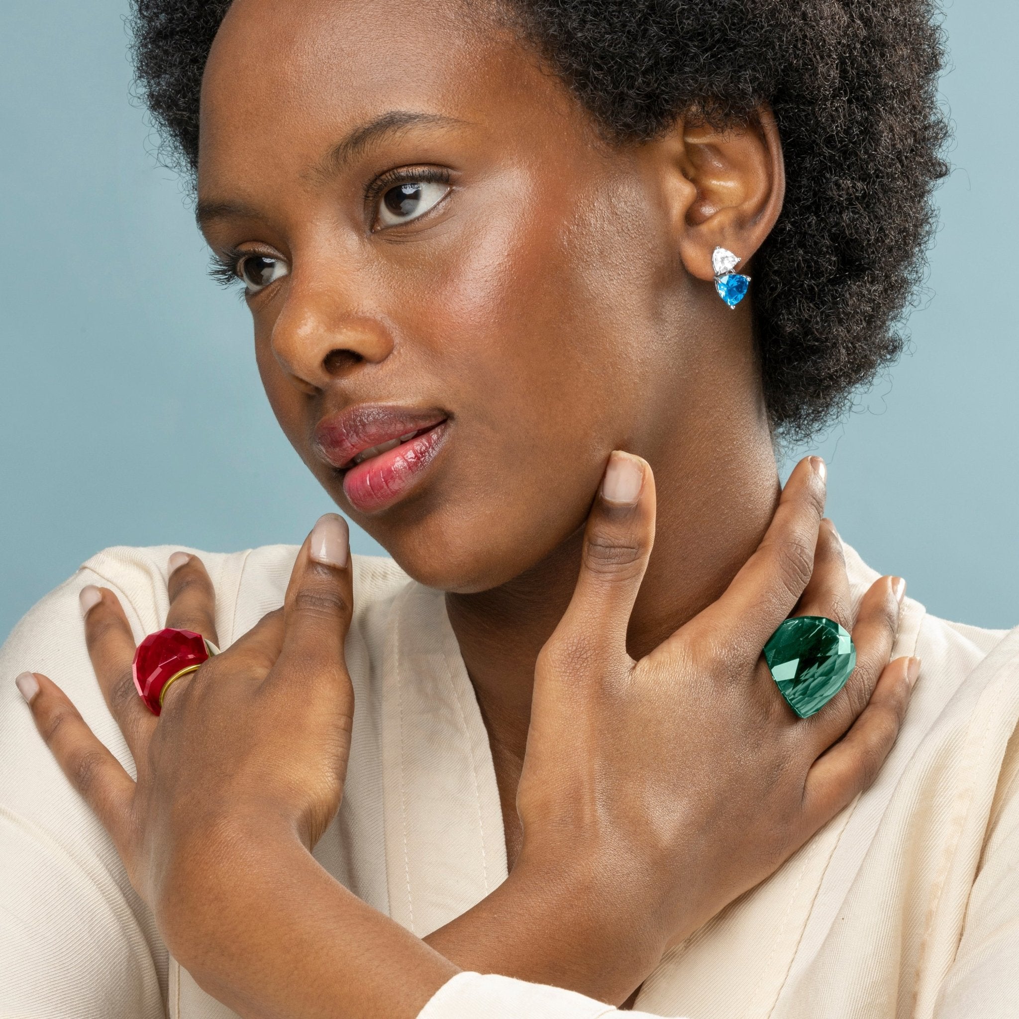 Anillo acabado en oro amarillo 18k - LUX BY LUX