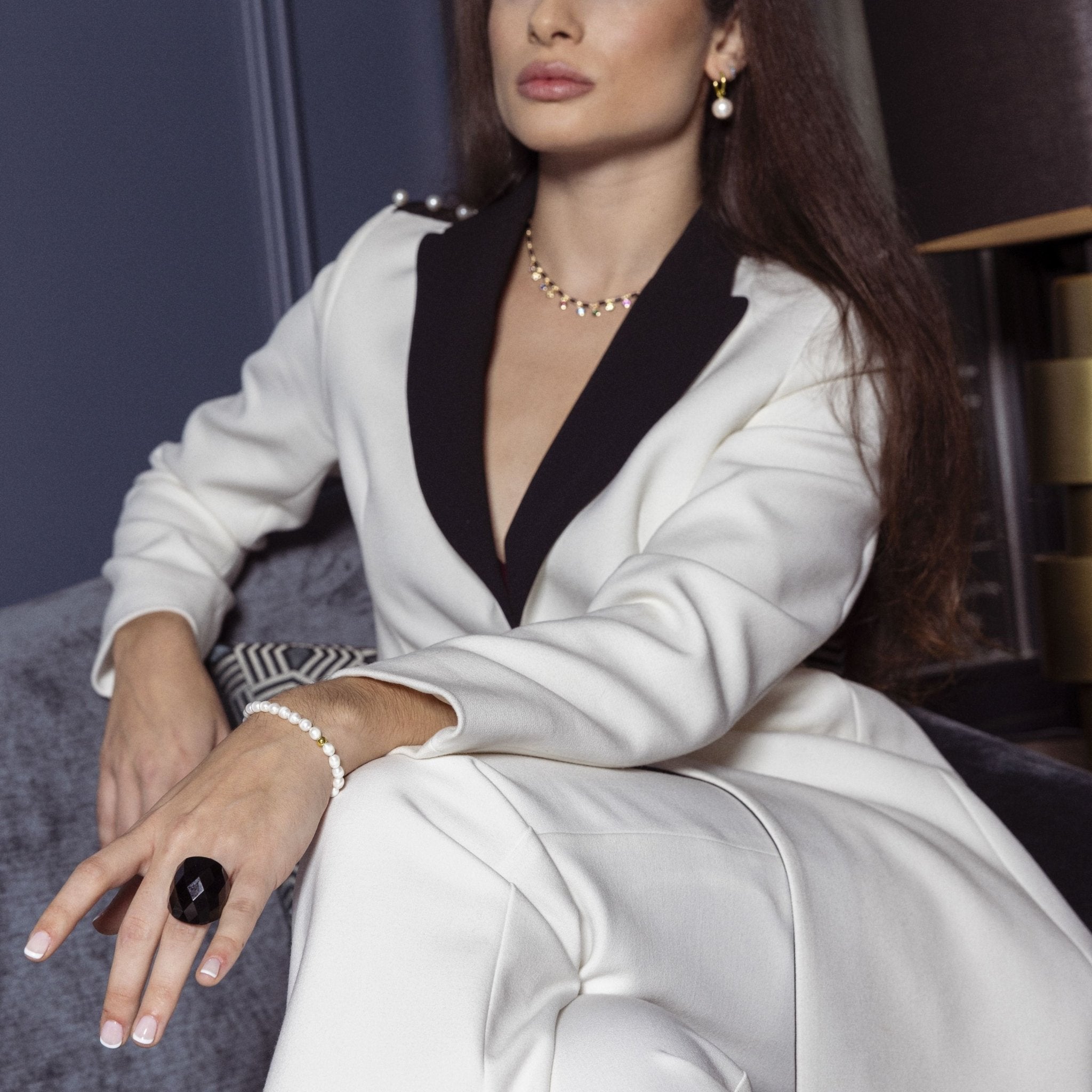 Anillo acabado en oro amarillo 18k - LUX BY LUX