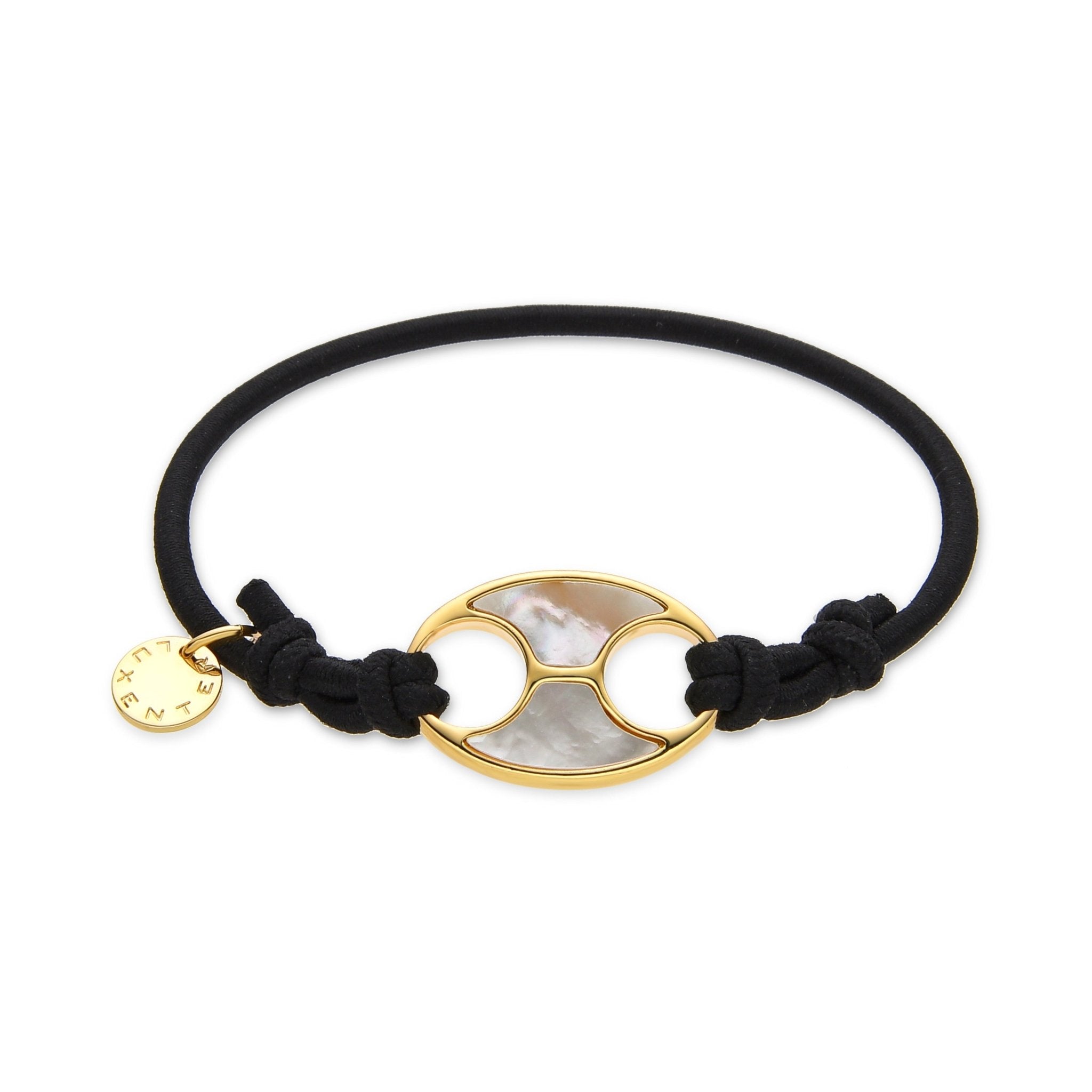 Haargummi mit 18 Karat Goldveredelung