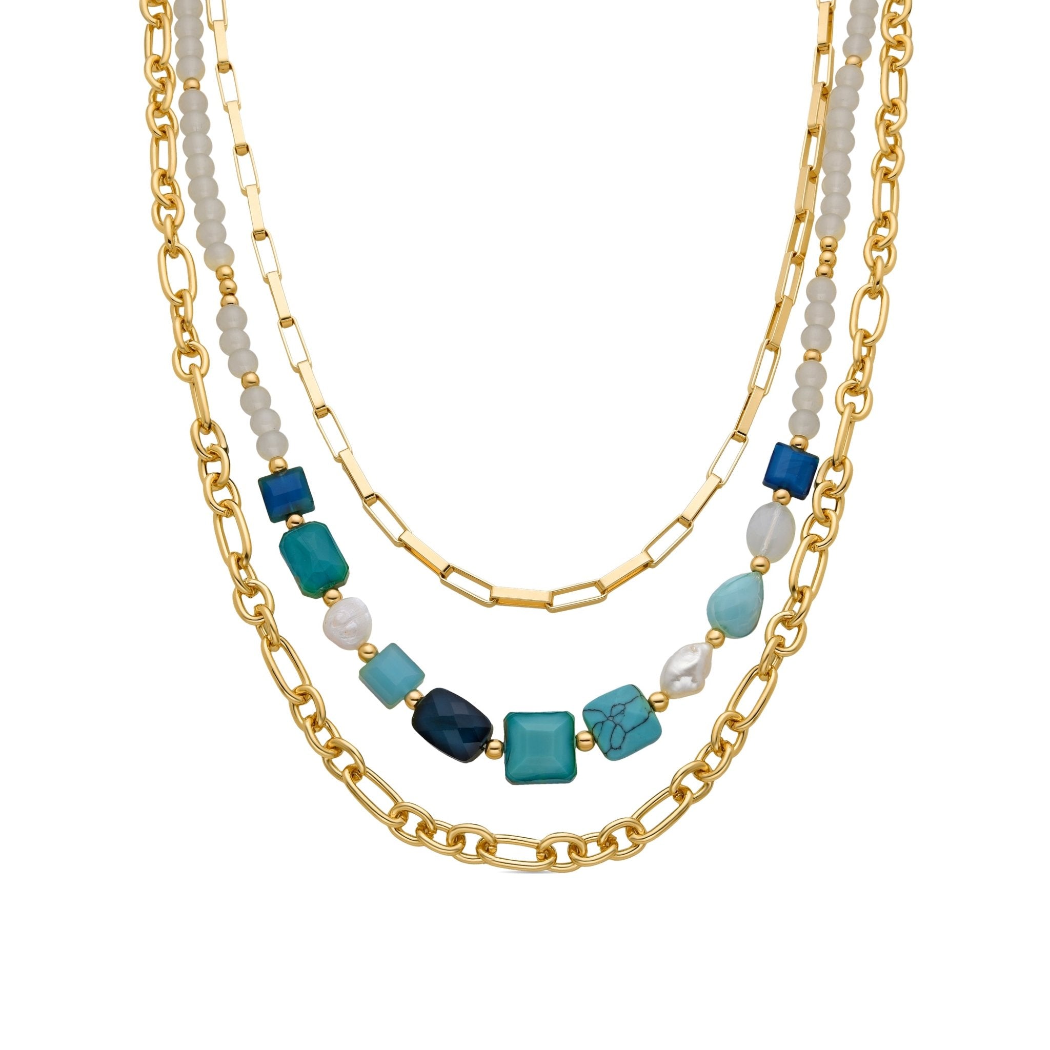 Halsband mit 18-karätiger Goldveredelung