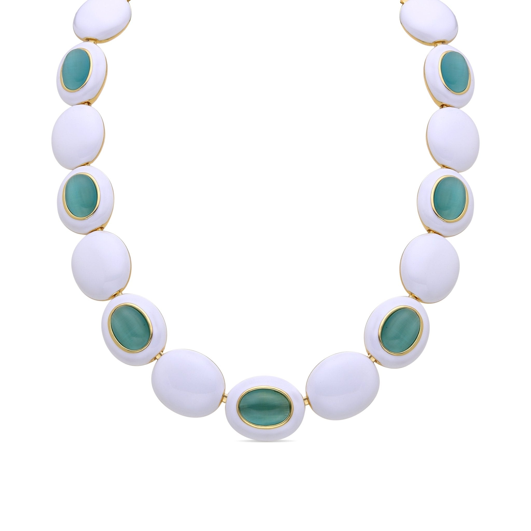 Halsband mit 18K Gelbgold-Finish