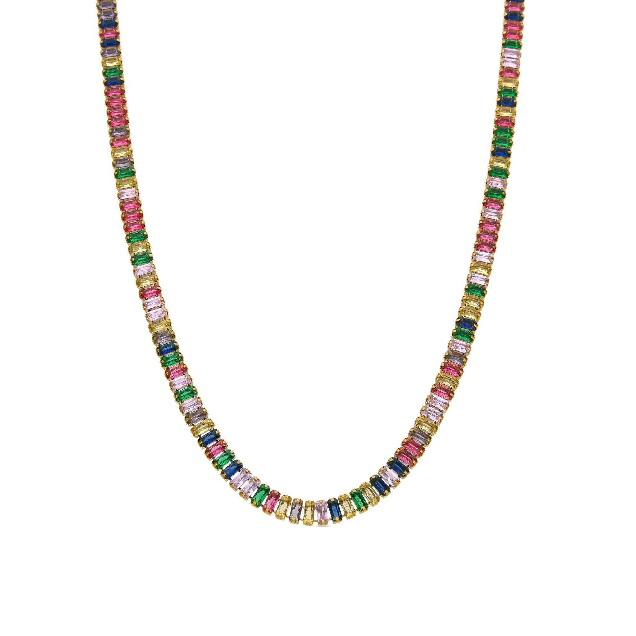 Collier fini en or jaune 18k