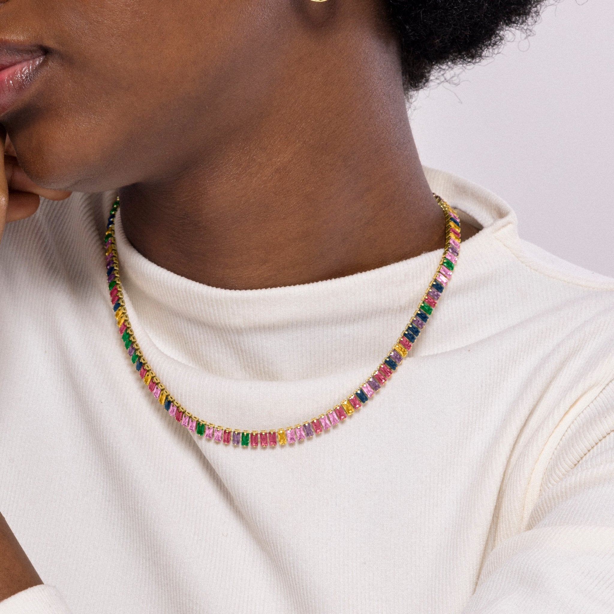 Collar acabado en oro amarillo 18k - LUX BY LUX