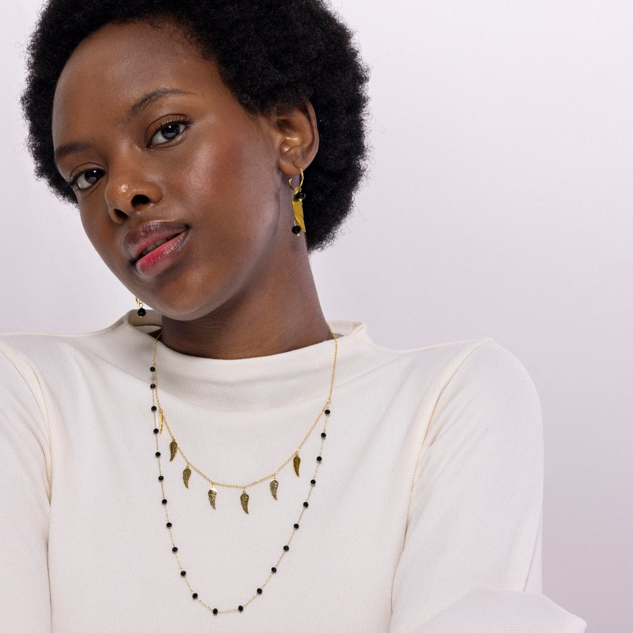 Collar acabado en oro amarillo 18k - LUX BY LUX