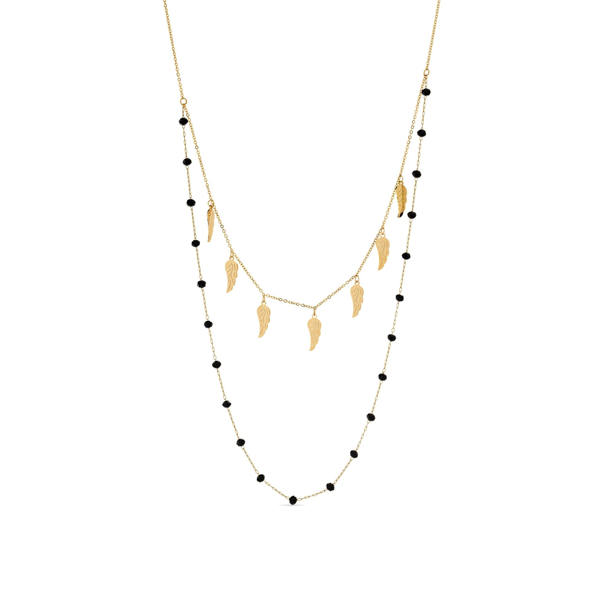 Necklace finished in 18k yellow gold