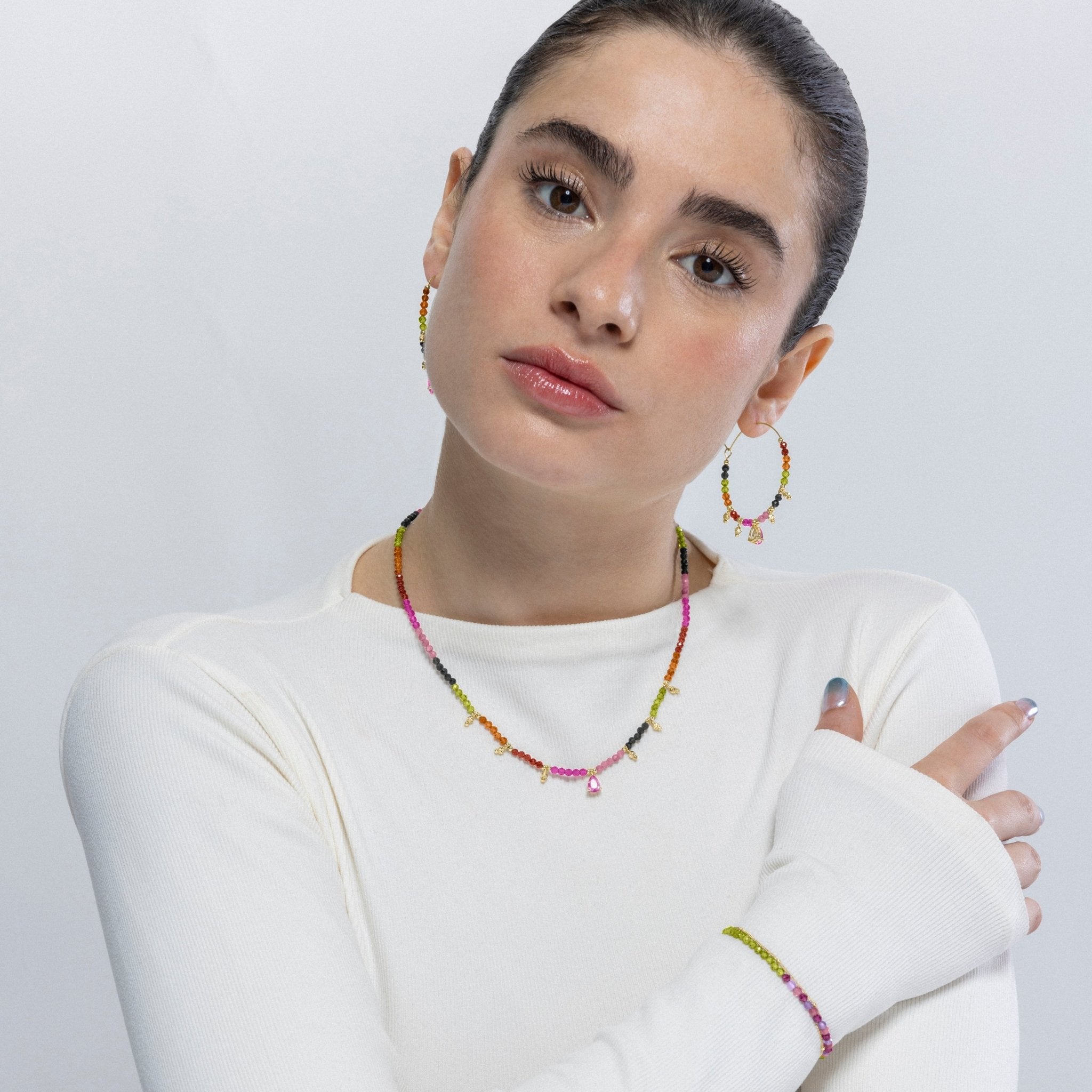 Collar acabado en oro amarilo 18k - LUX BY LUX