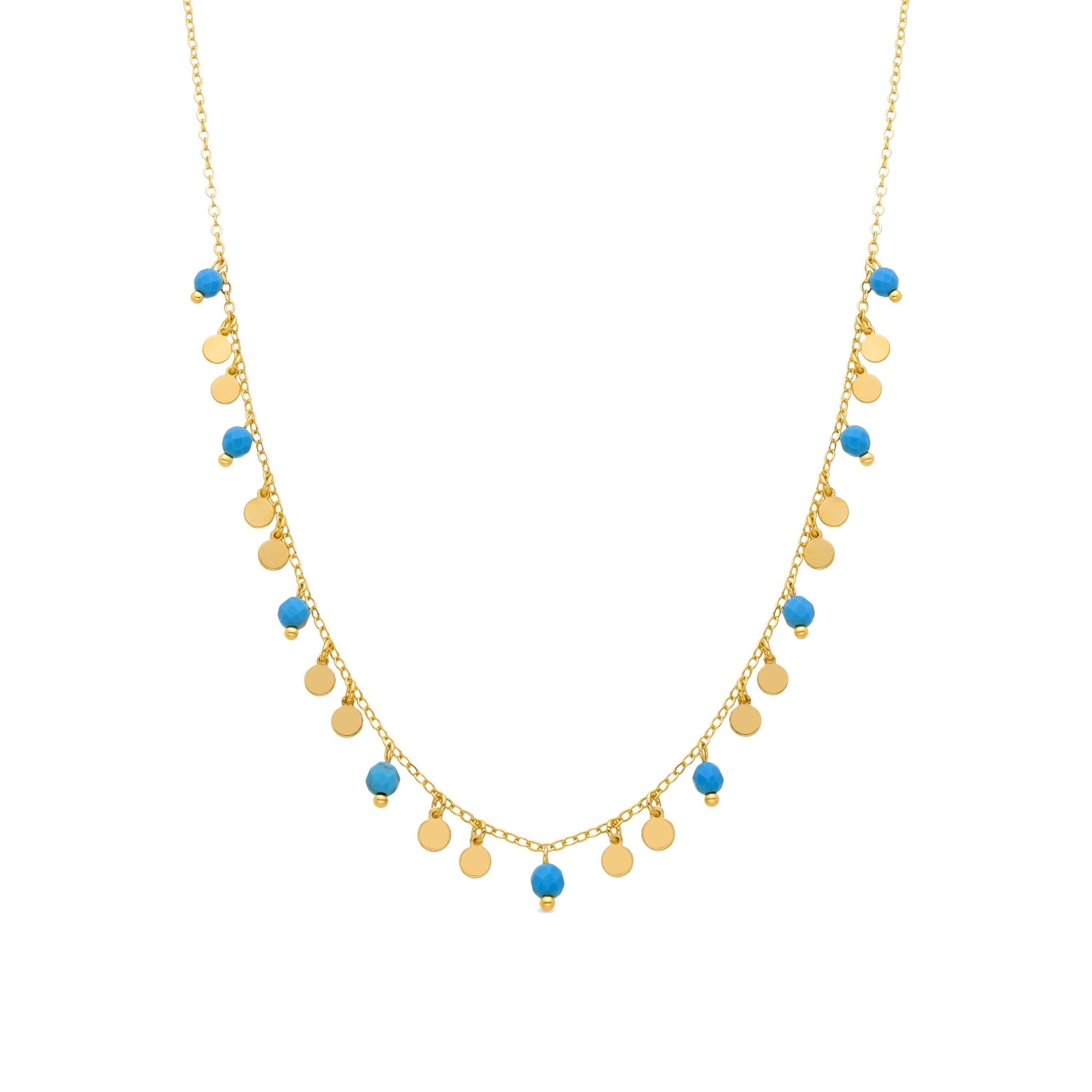 Collier fini en or jaune 18k