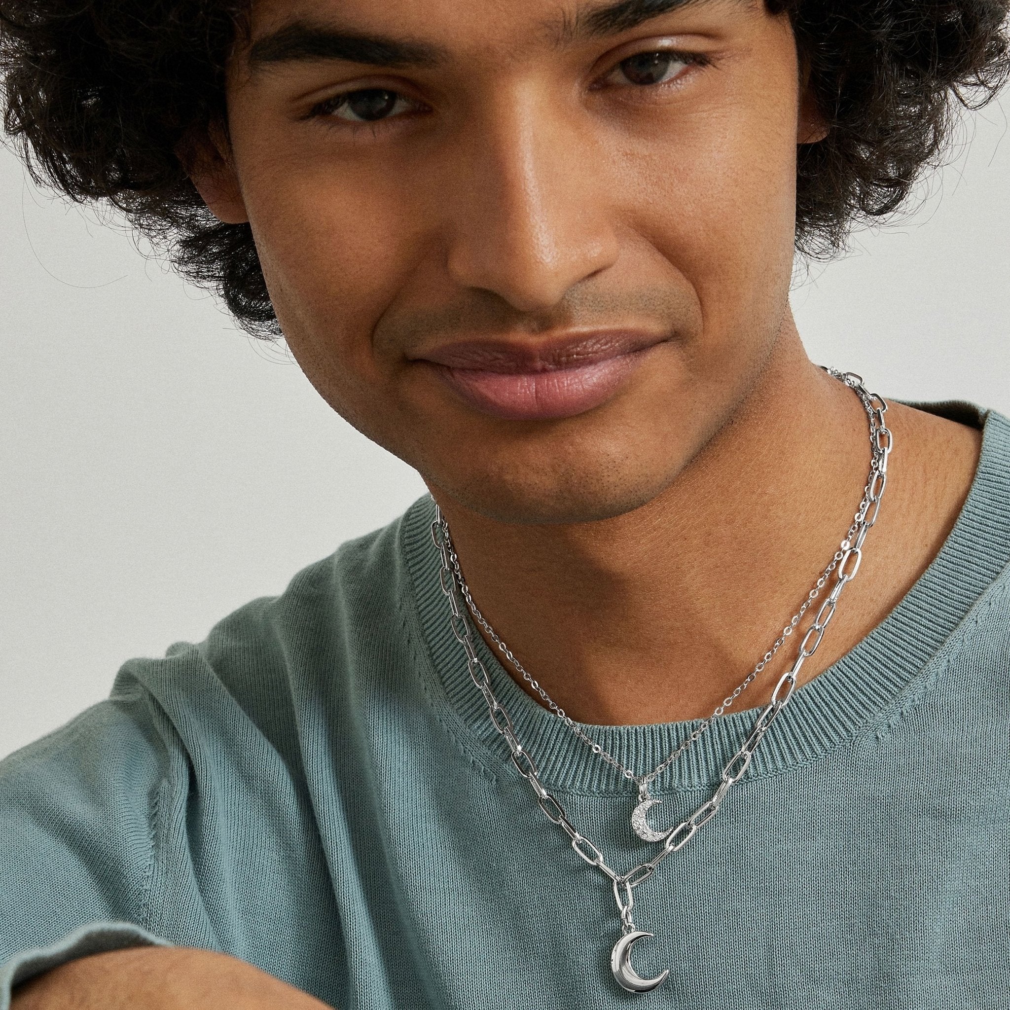 Collar acabado en rodio - LUX BY LUX