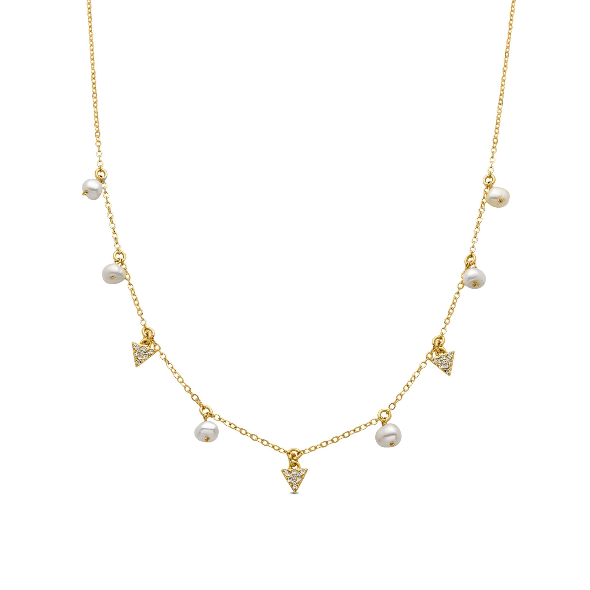 Halsband mit 18k Gold-Finish