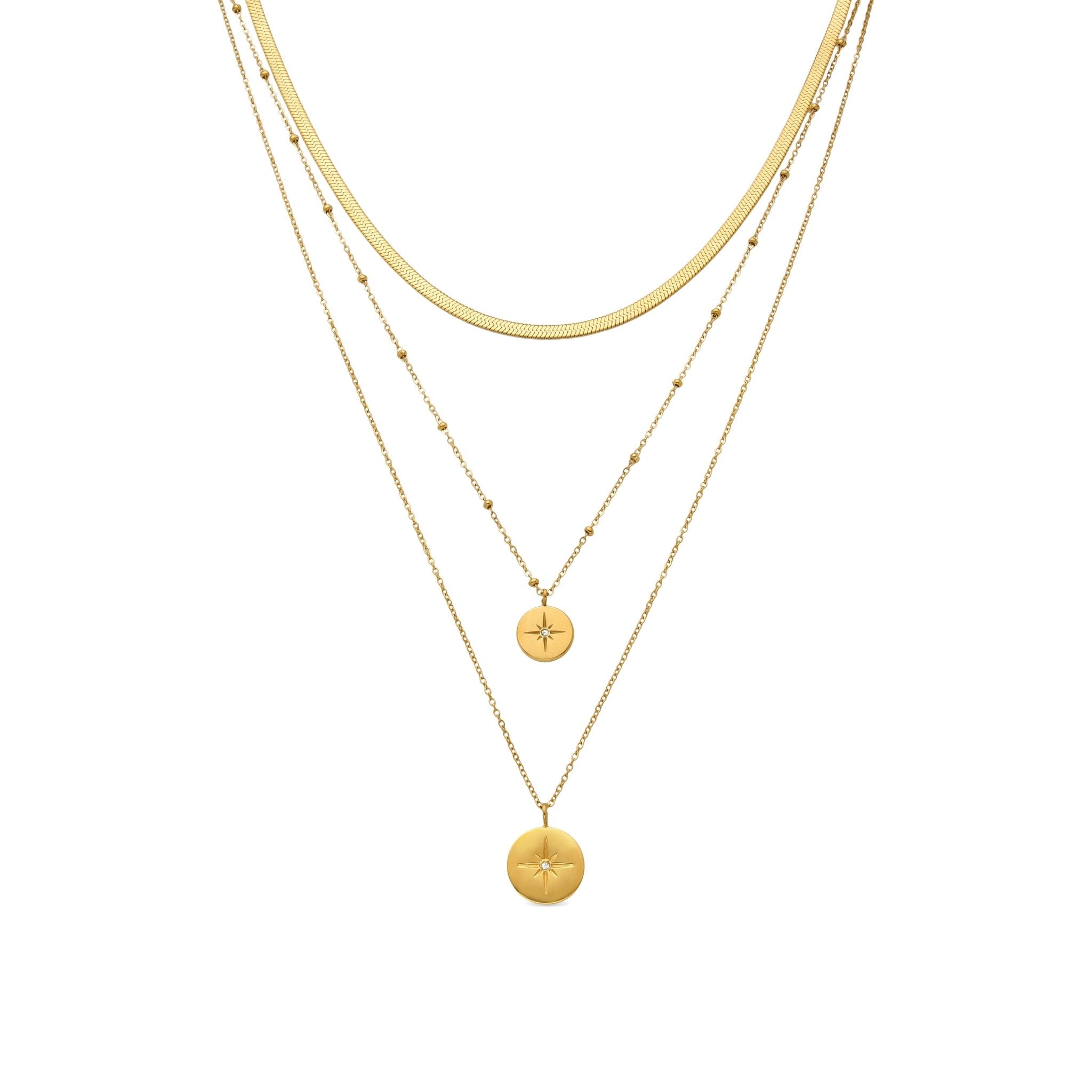 Halsband mit 18k Gold-Finish