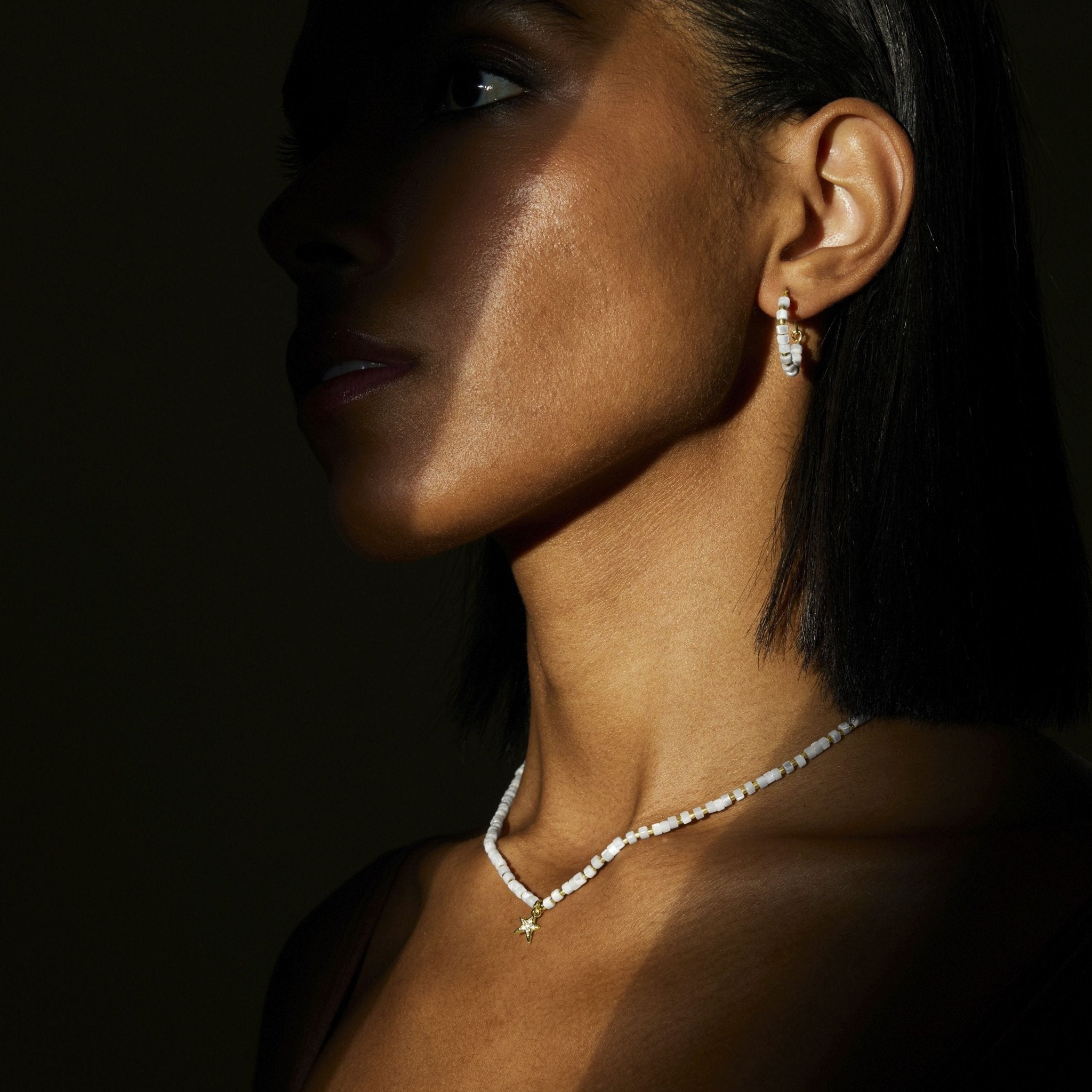Halsband mit 18k Gold-Finish