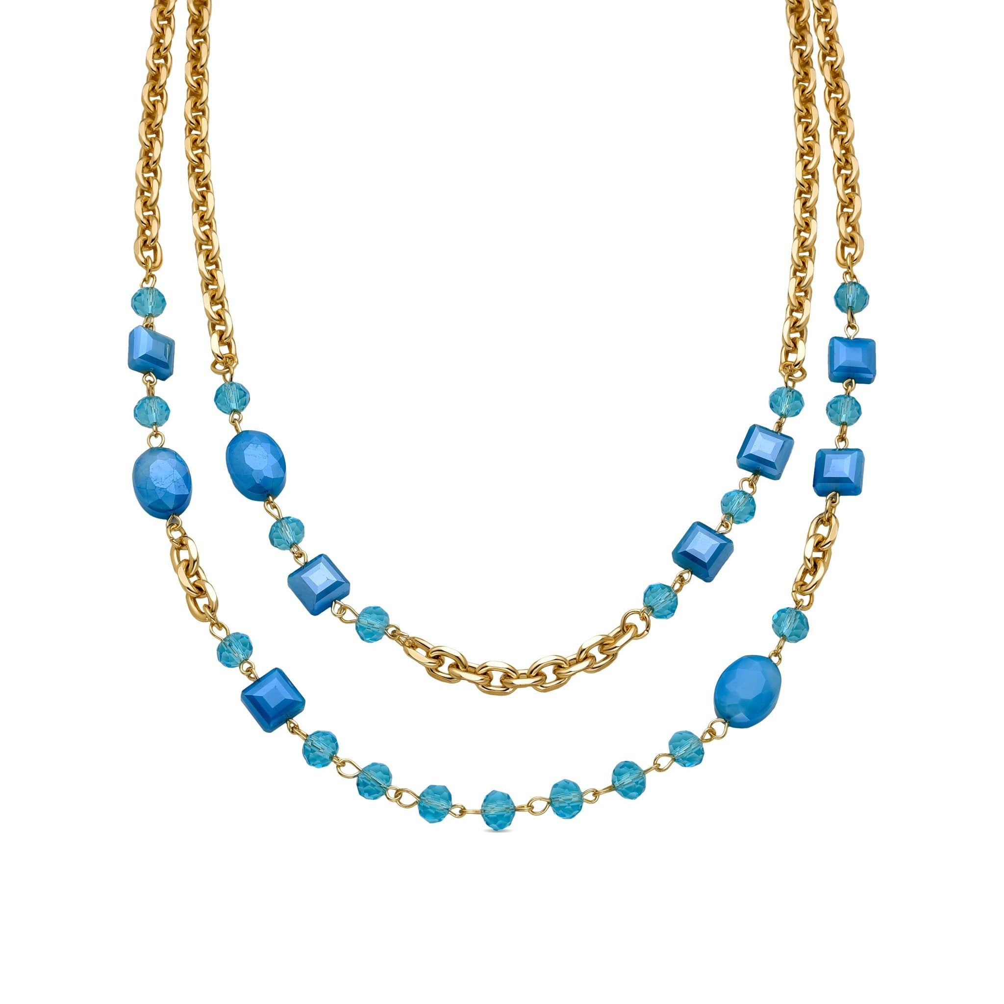 Halsband mit 18k Gold-Finish