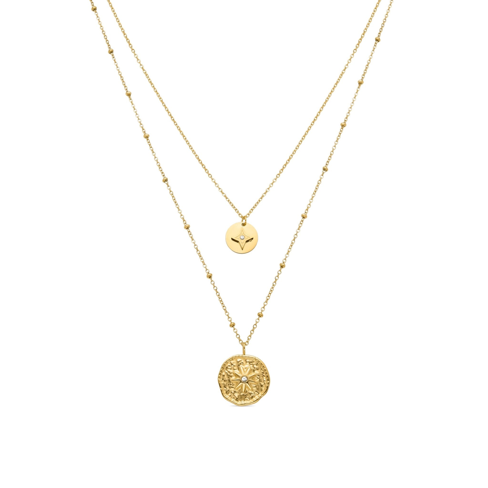 Collier finition or 18k