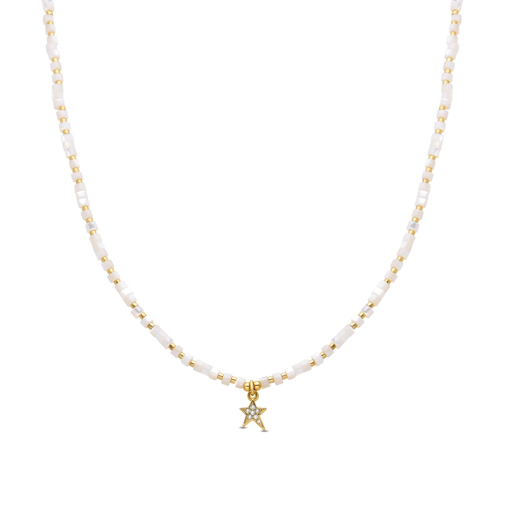Halsband mit 18k Gold-Finish