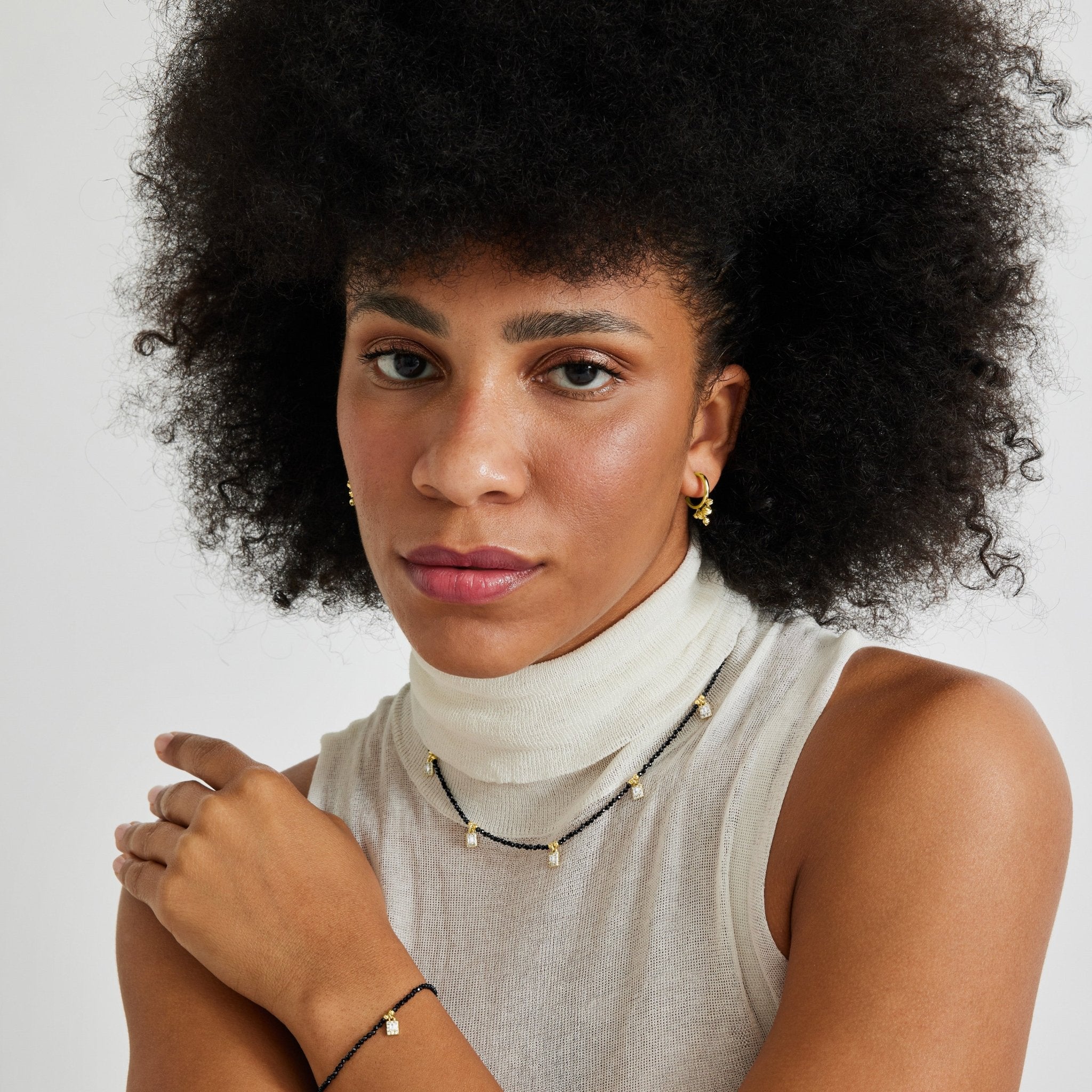 Halsband mit 18k Gold-Finish