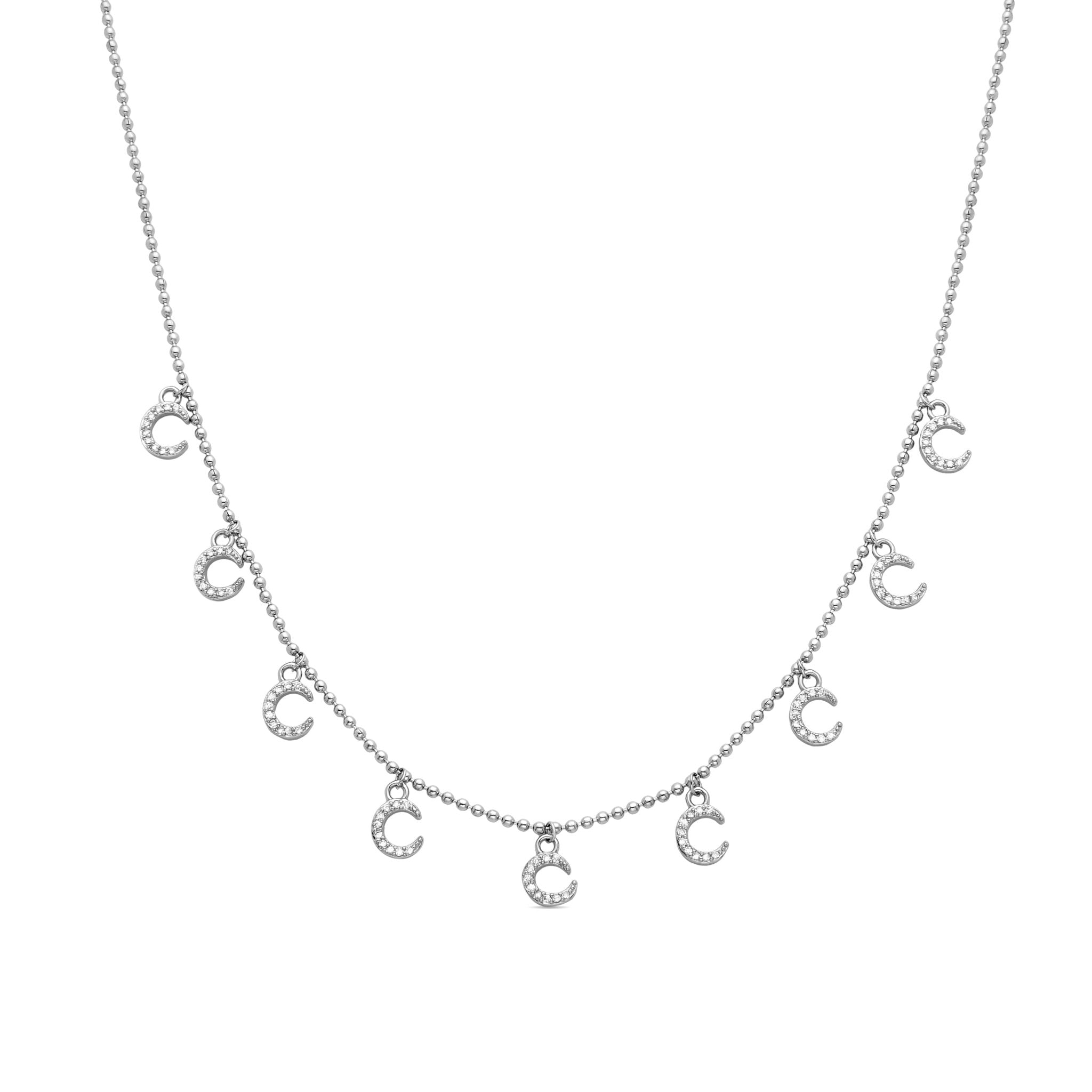 Collana finitura argento