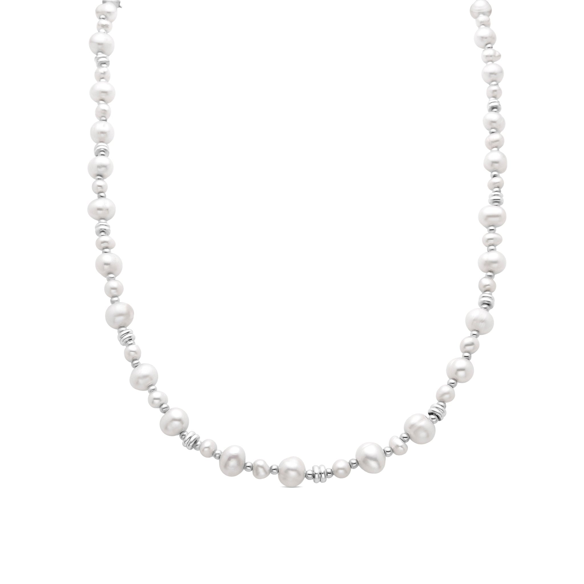 Collana finitura argento