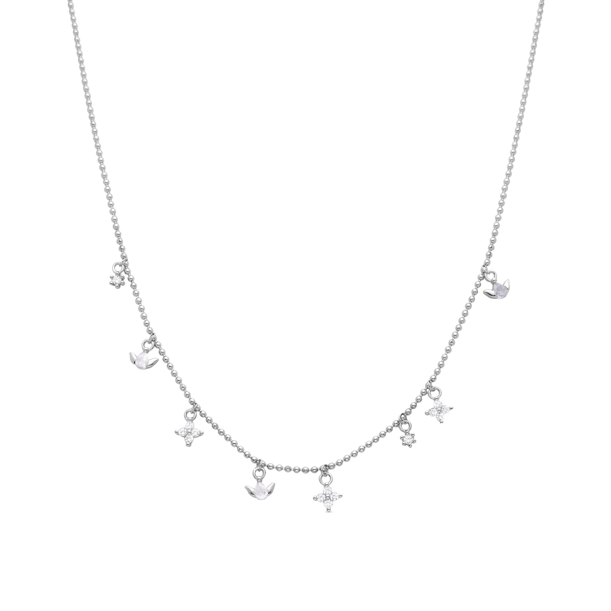 Collana finitura argento
