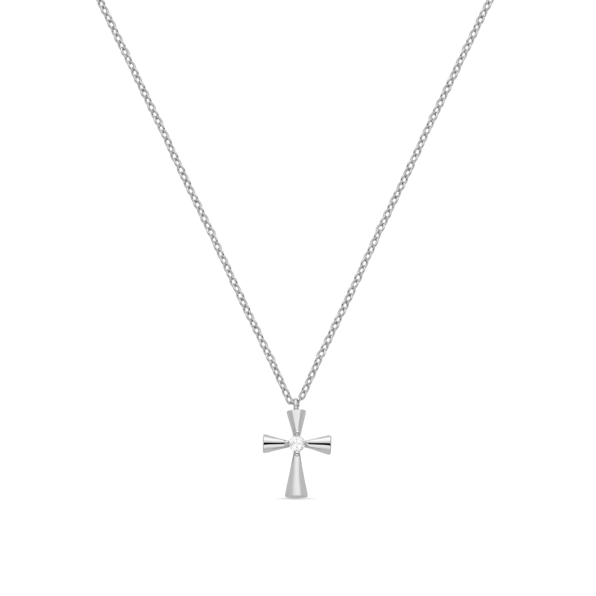 Collana finitura argento