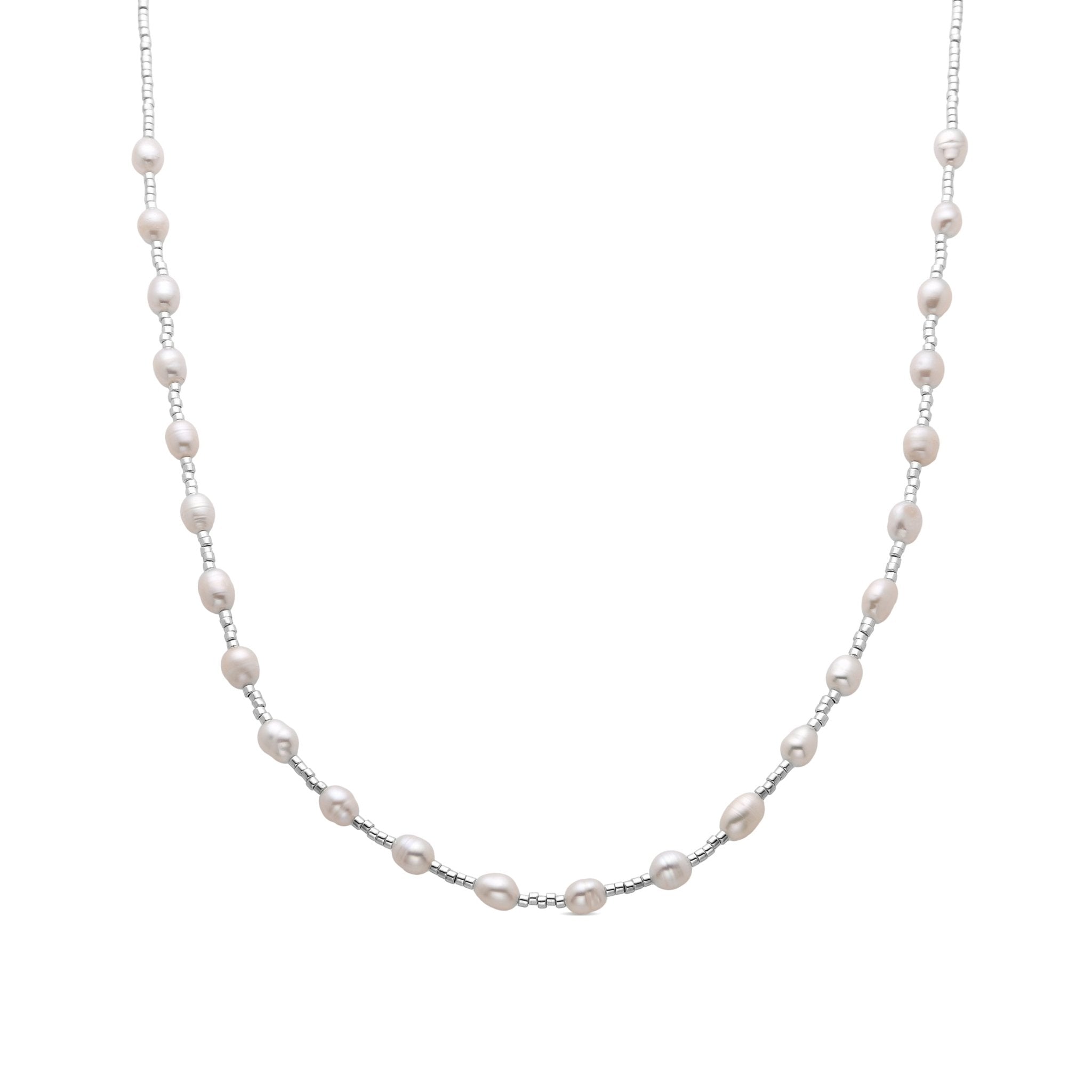 Collier finition argent