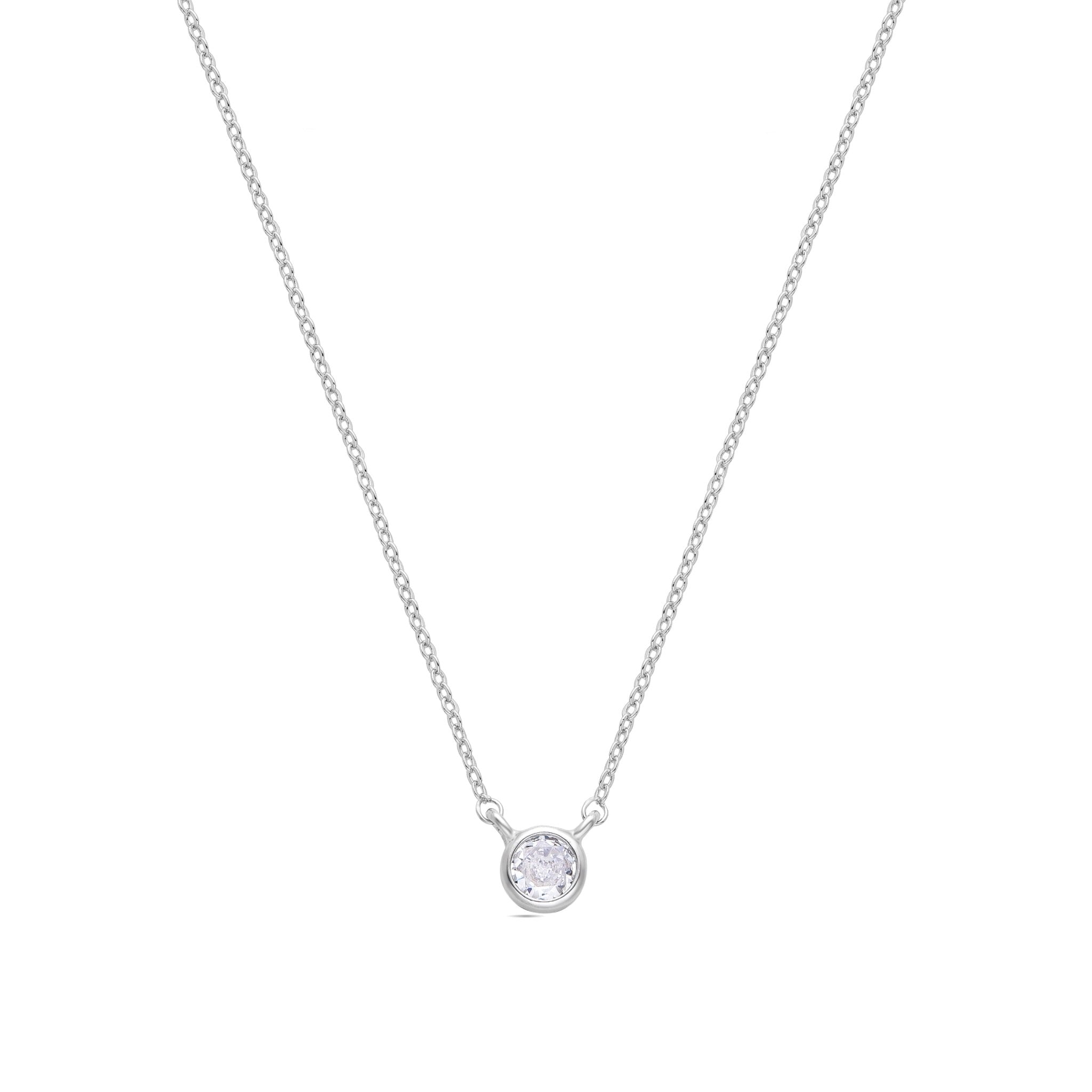 Collana finitura argento