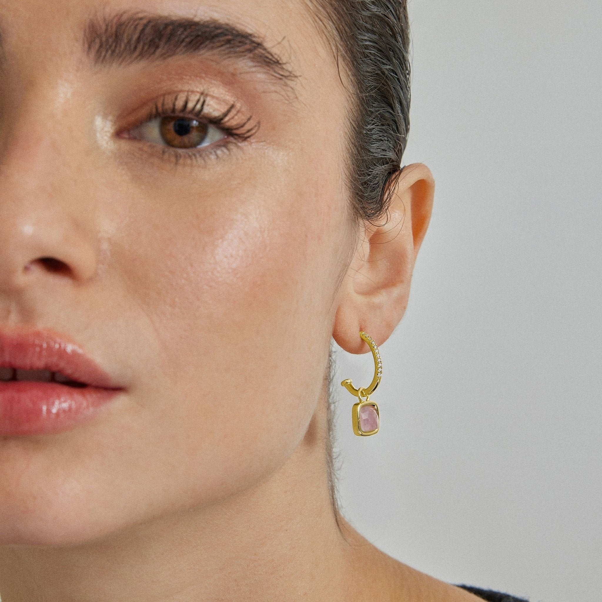 Ohrringe mit 18K Goldbeschichtung