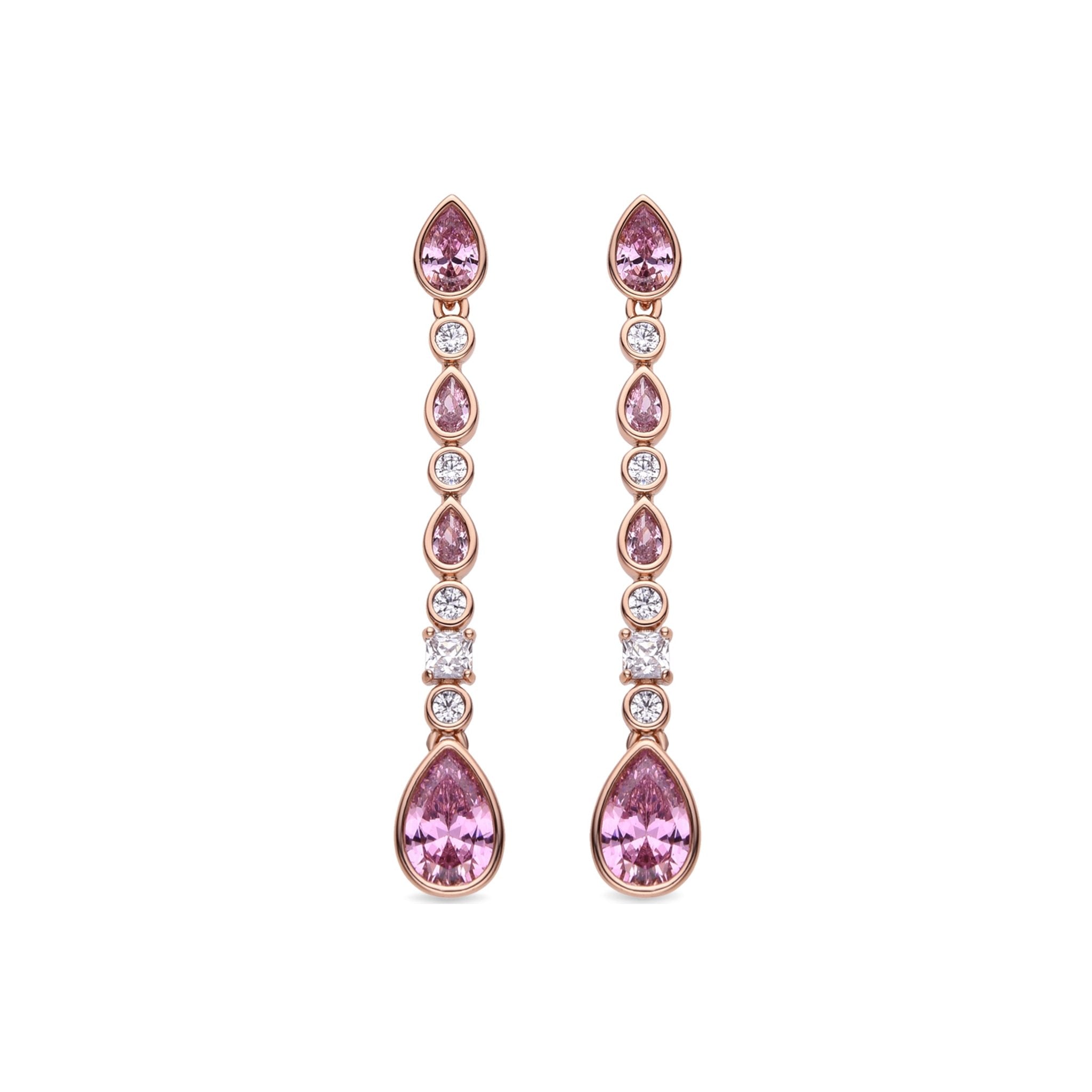 Boucles d'oreilles finition or 18k