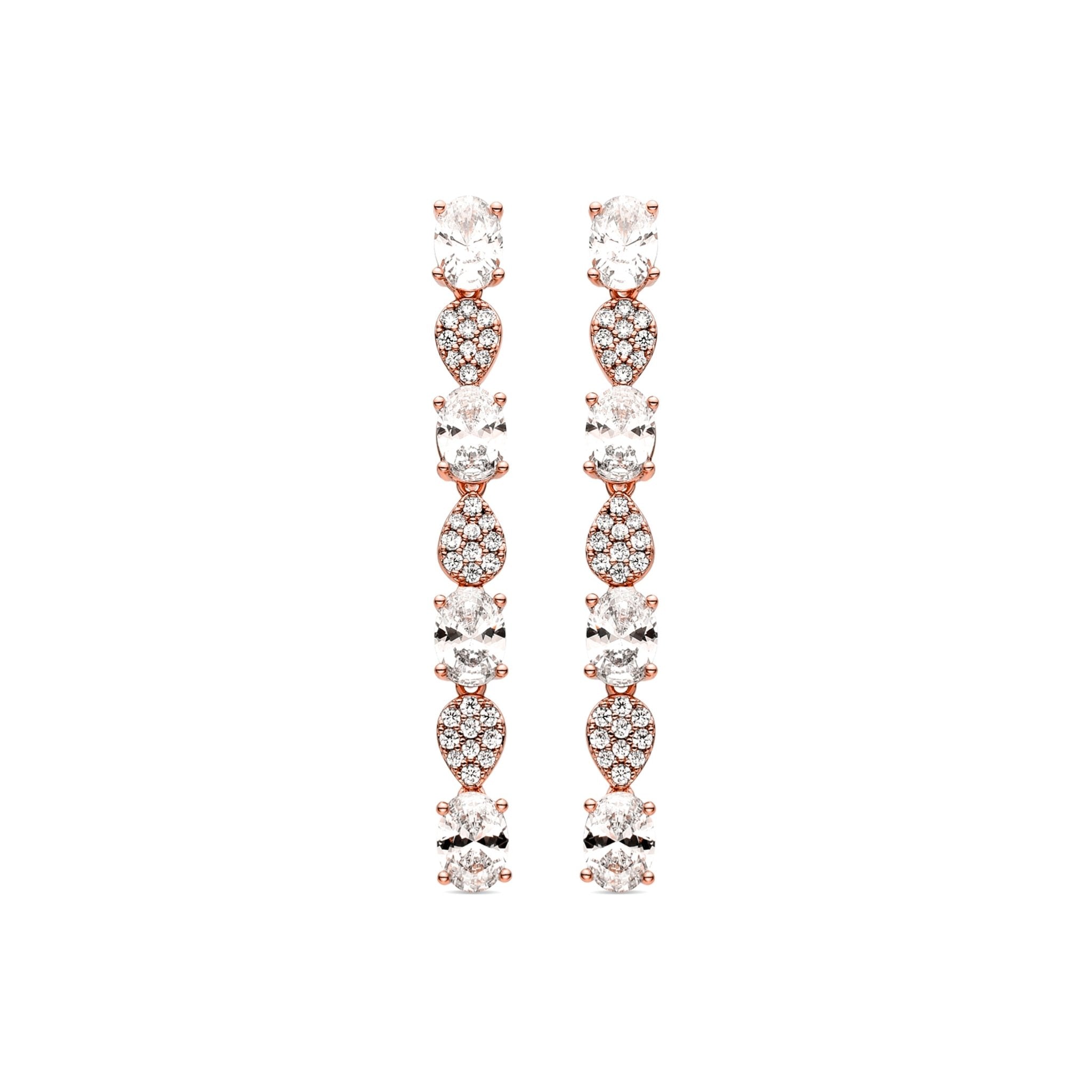 Pendientes acabado en oro 18k