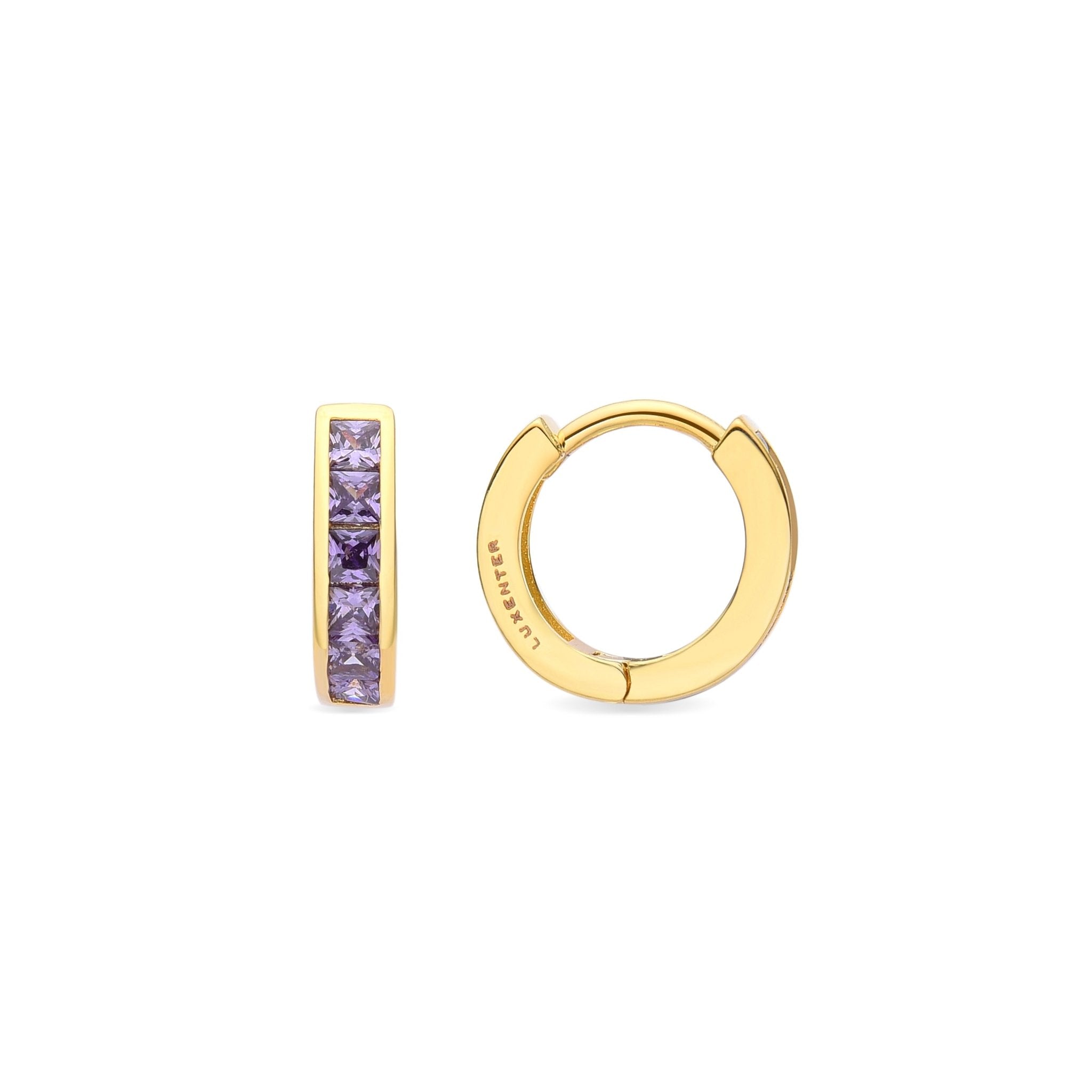 Earrings finished in 18 kt yellow gold