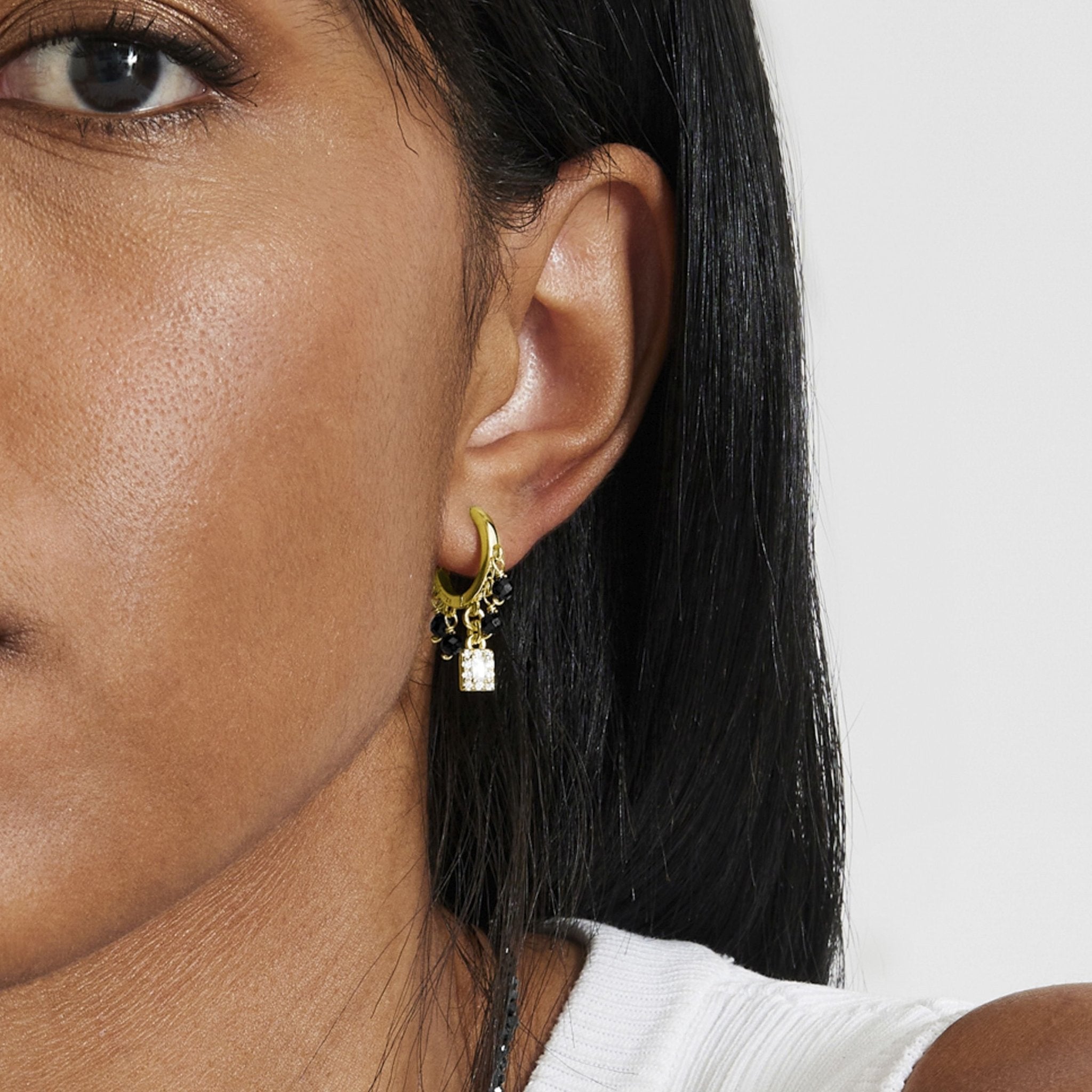 Pendientes acabado oro 18k - LUX BY LUX