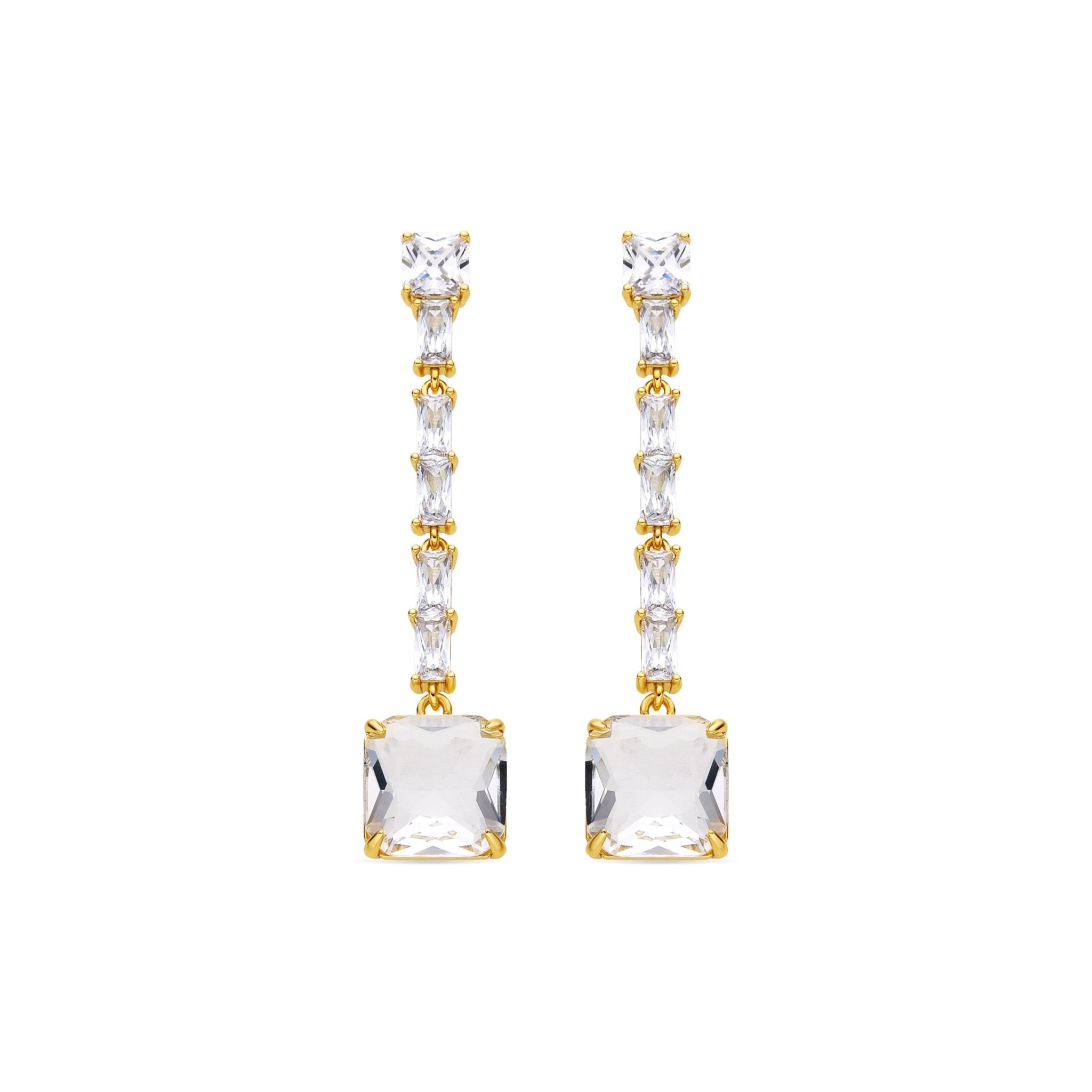 Orecchini finitura oro 18k