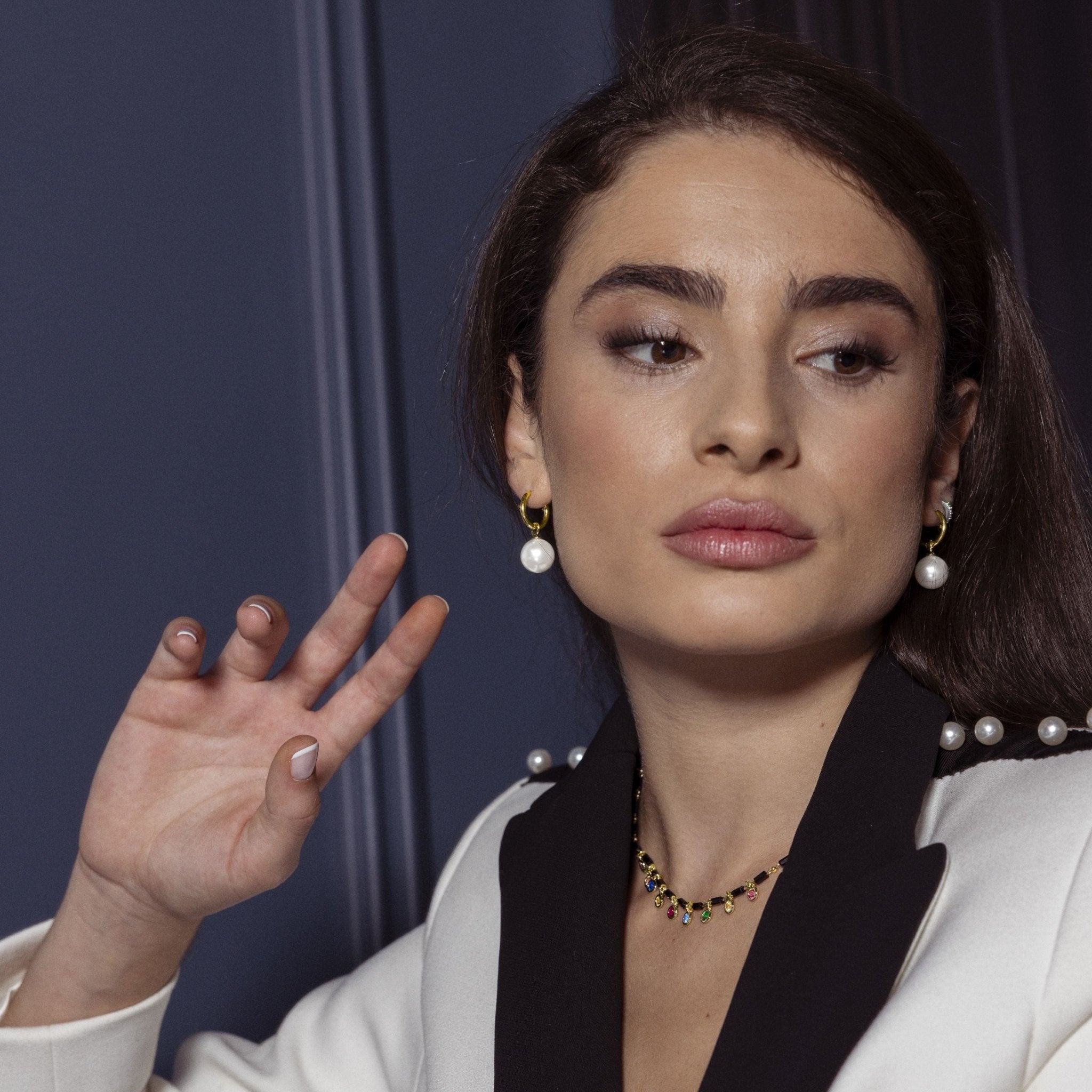 Pendientes acabado oro 18k - LUX BY LUX