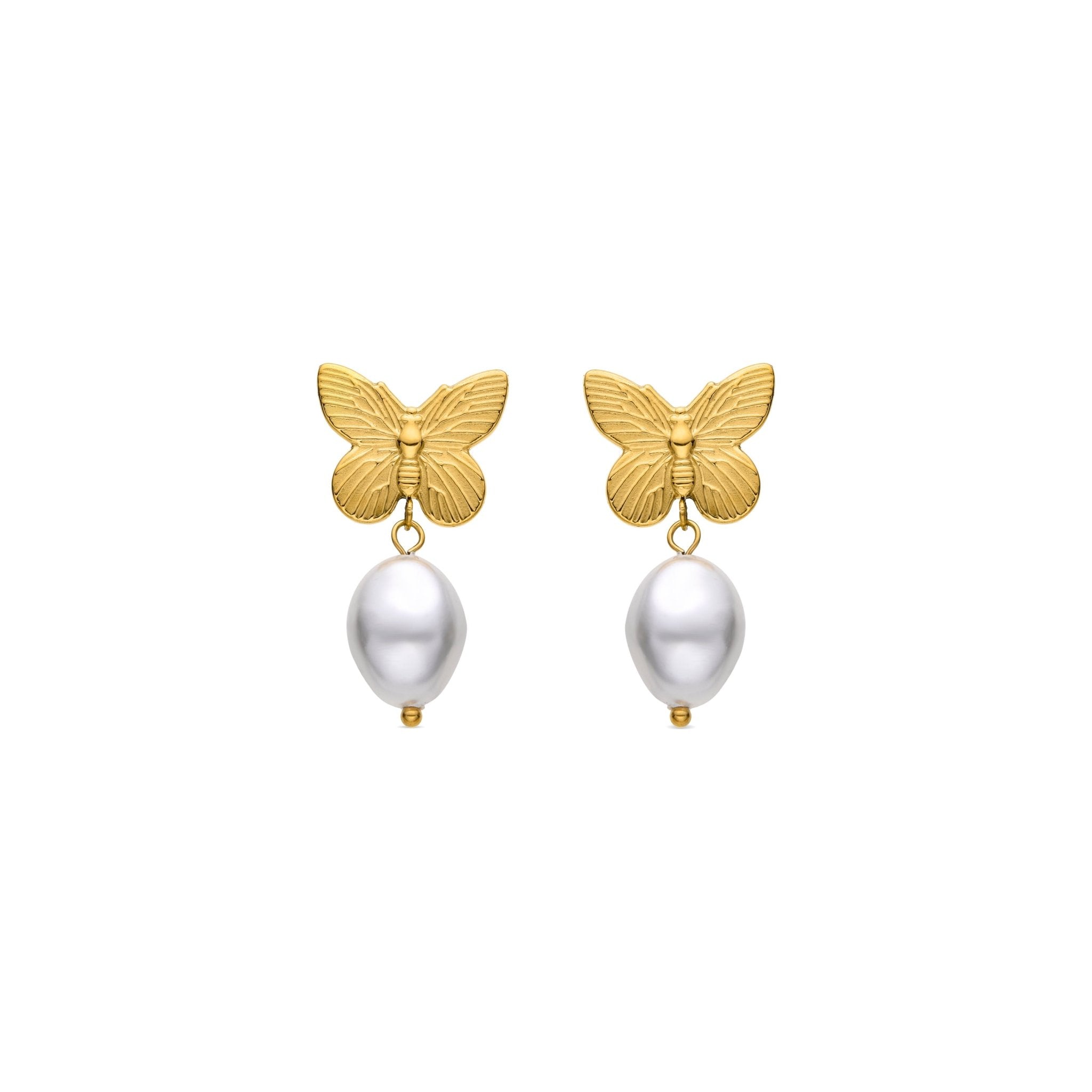 Pendientes acabado oro 18k