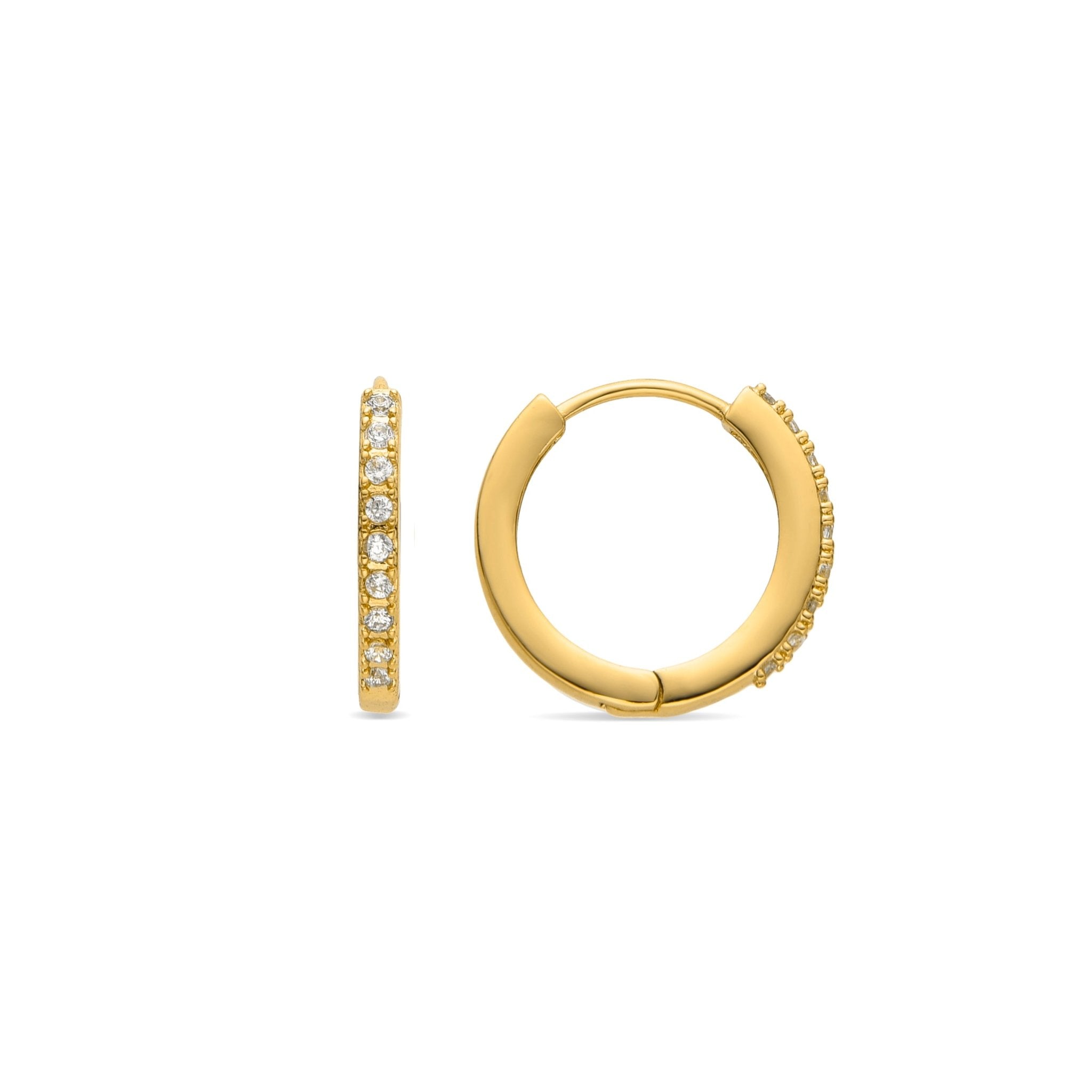 Pendientes acabado oro amarillo 18k
