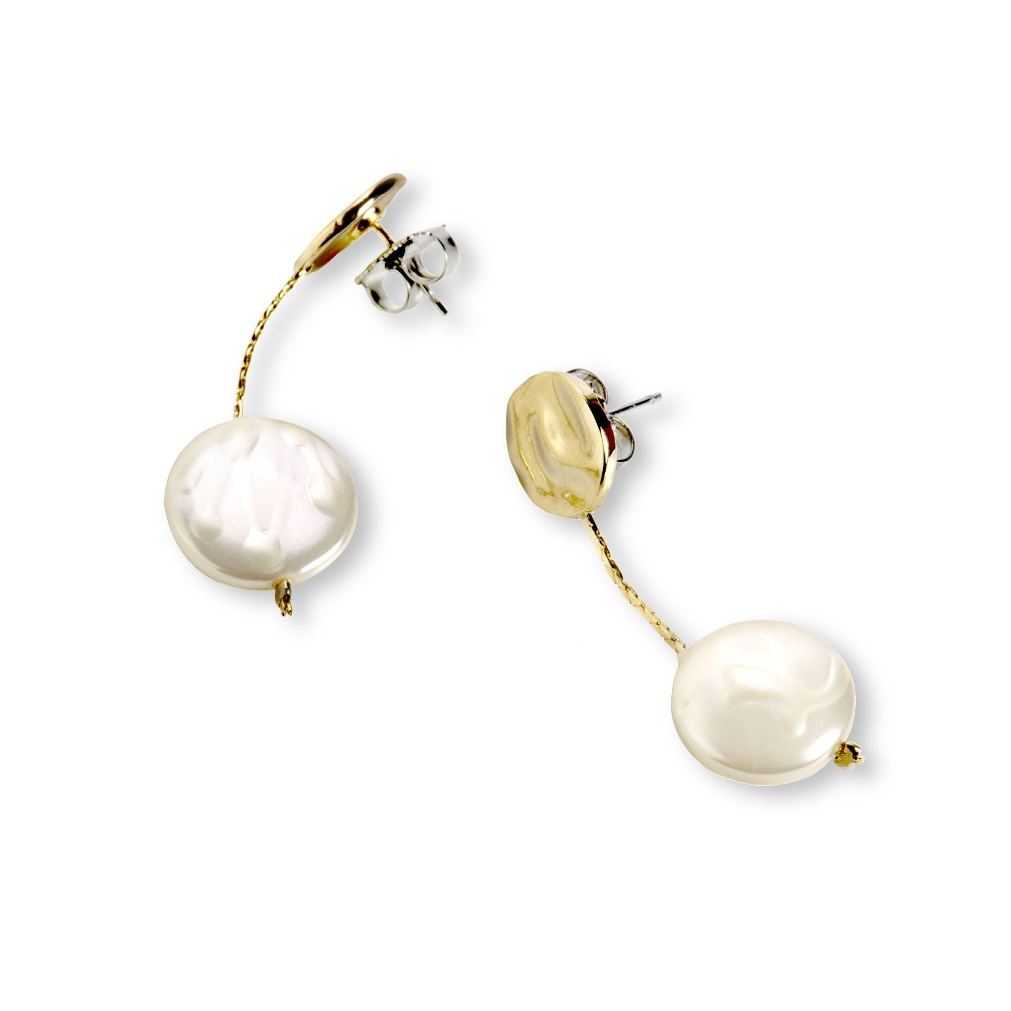 Pendientes acabado Oro Amarillo de 18 Kts - LUX BY LUX