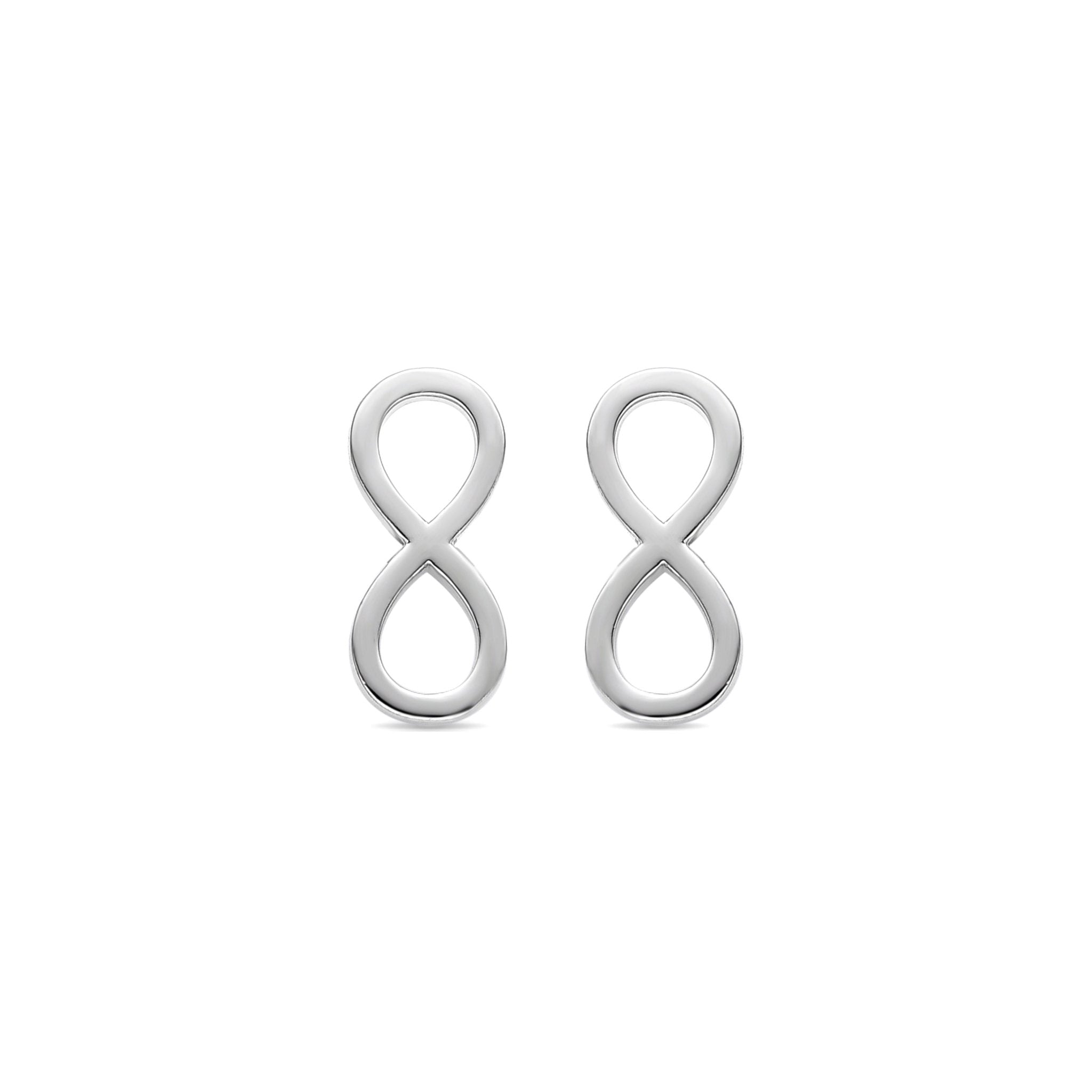 Silver finish earrings