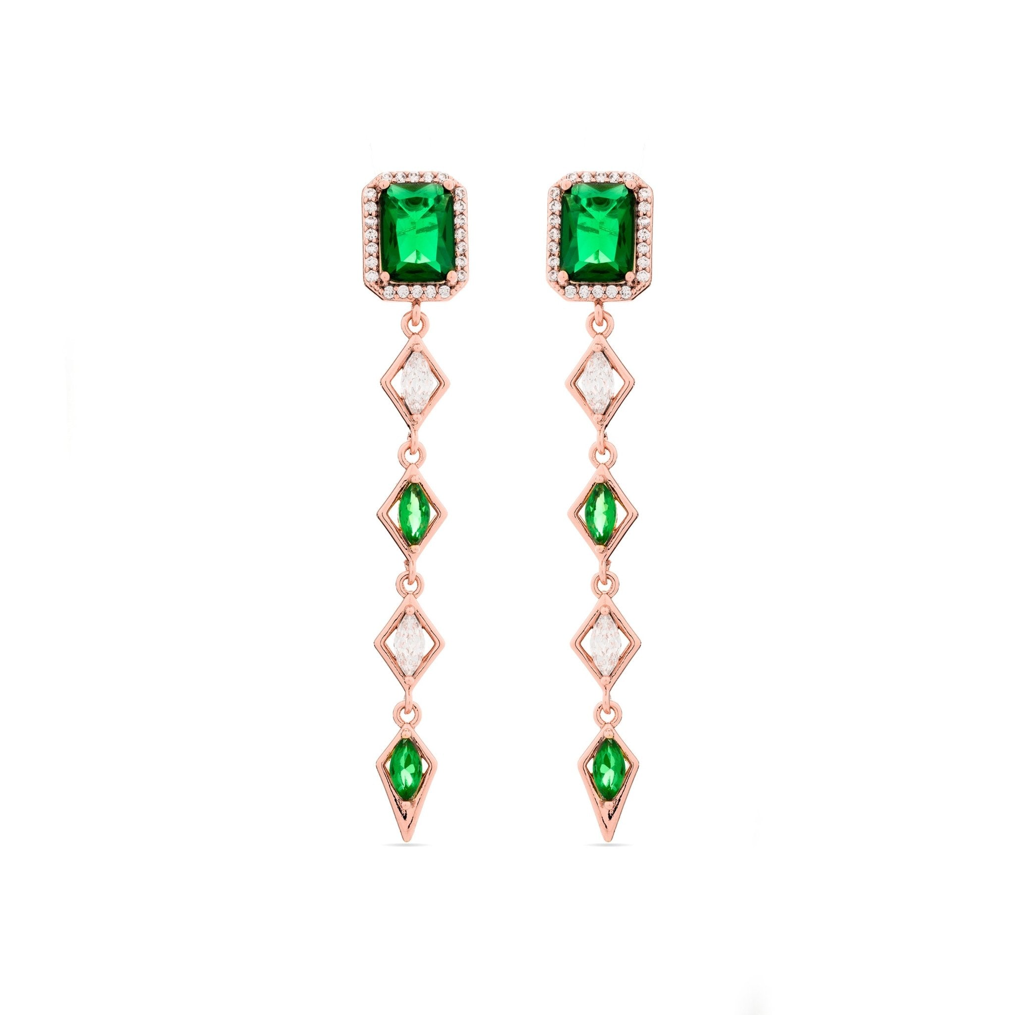 Pendientes acabados en oro 18K